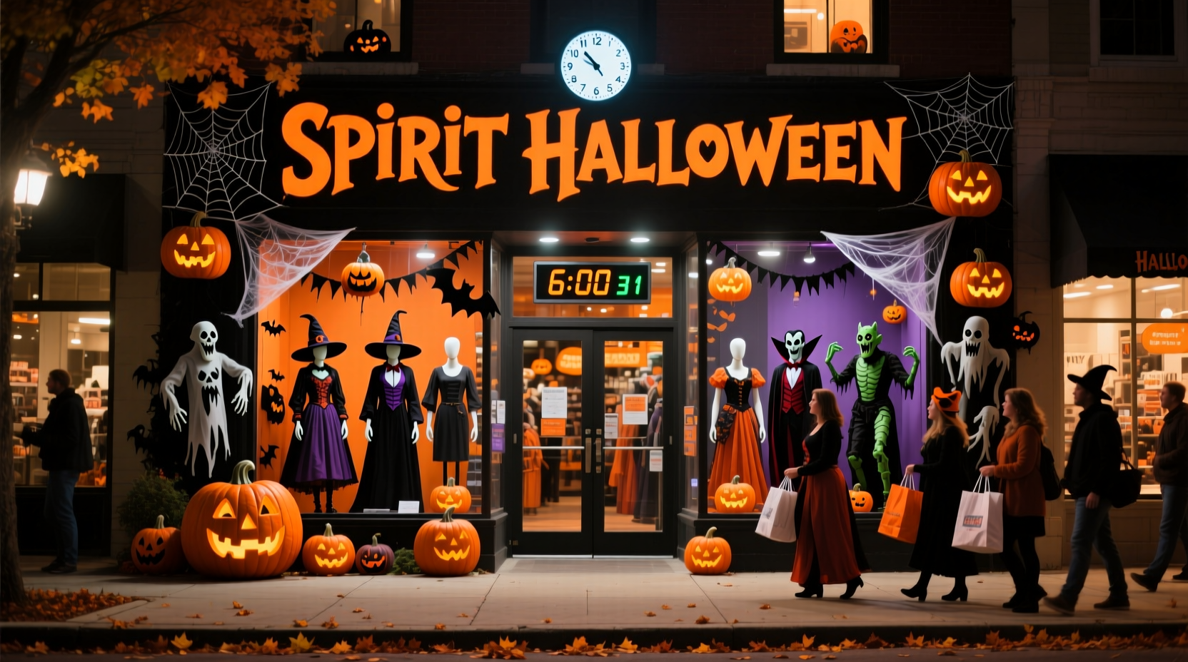is spirit halloween open on halloween day