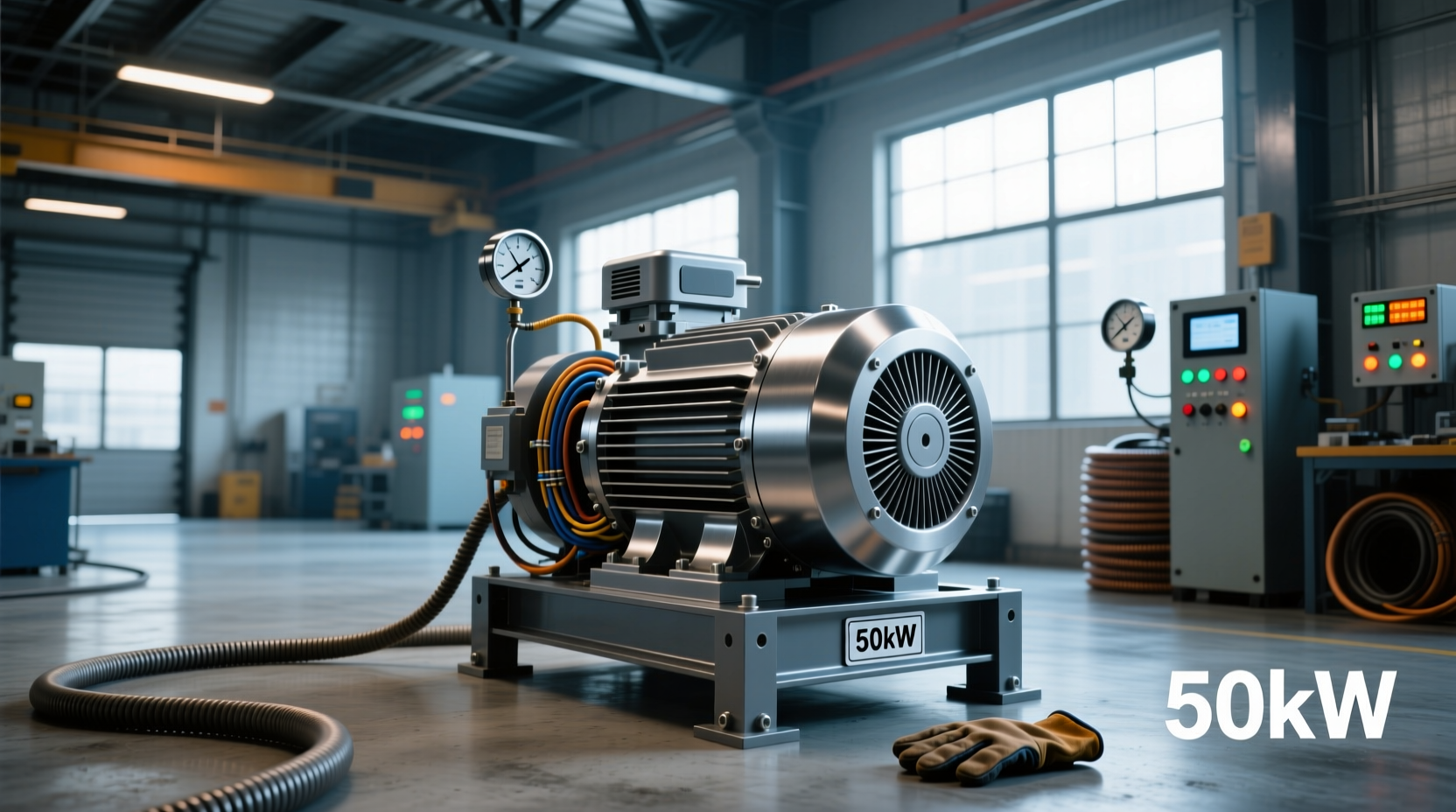 50kw electric motor guide specs uses