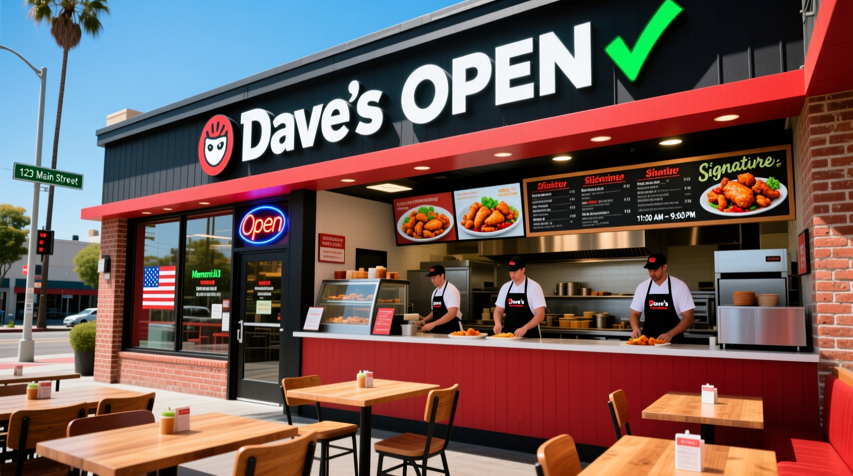 is daves hot chicken open on memorial day
