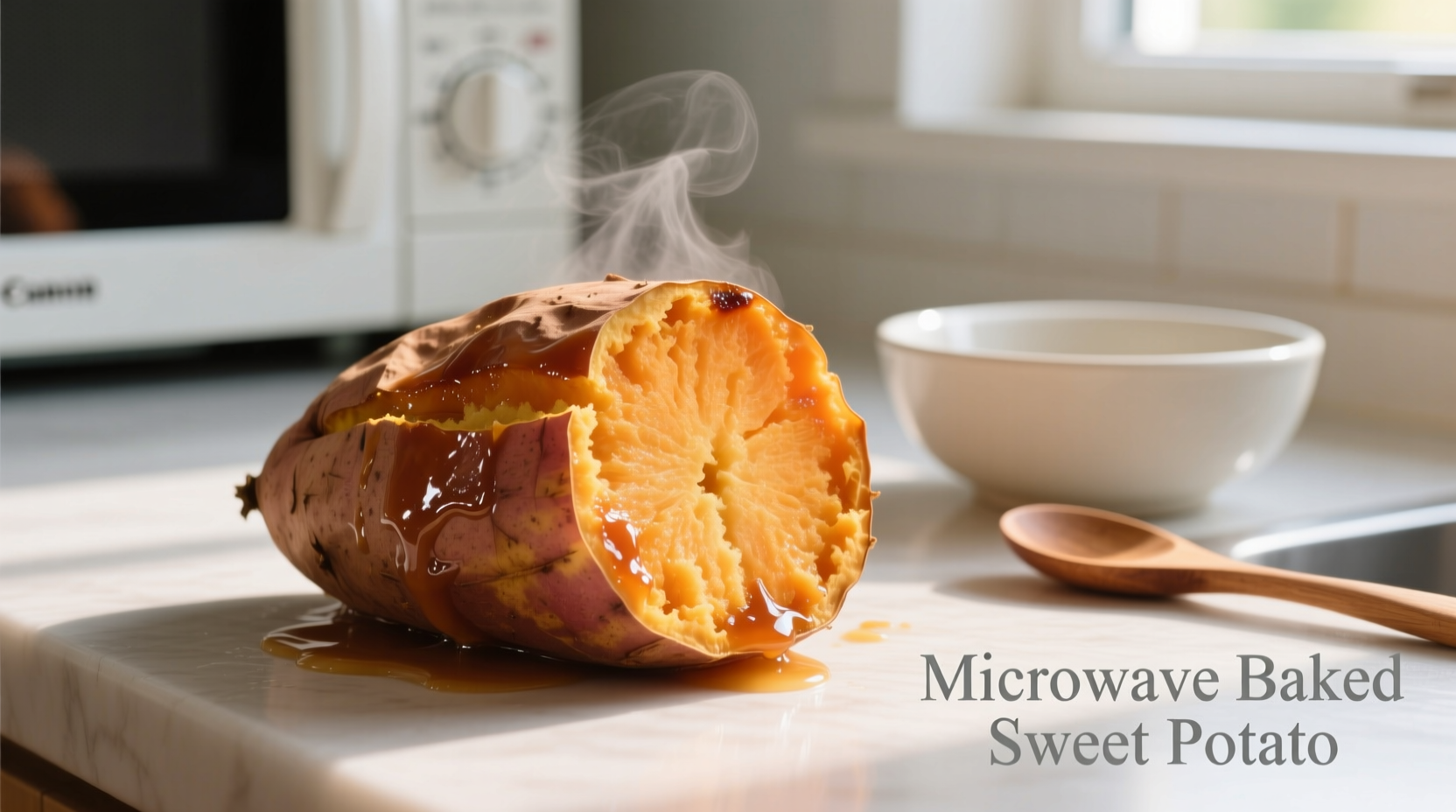 baking a sweet potato microwave