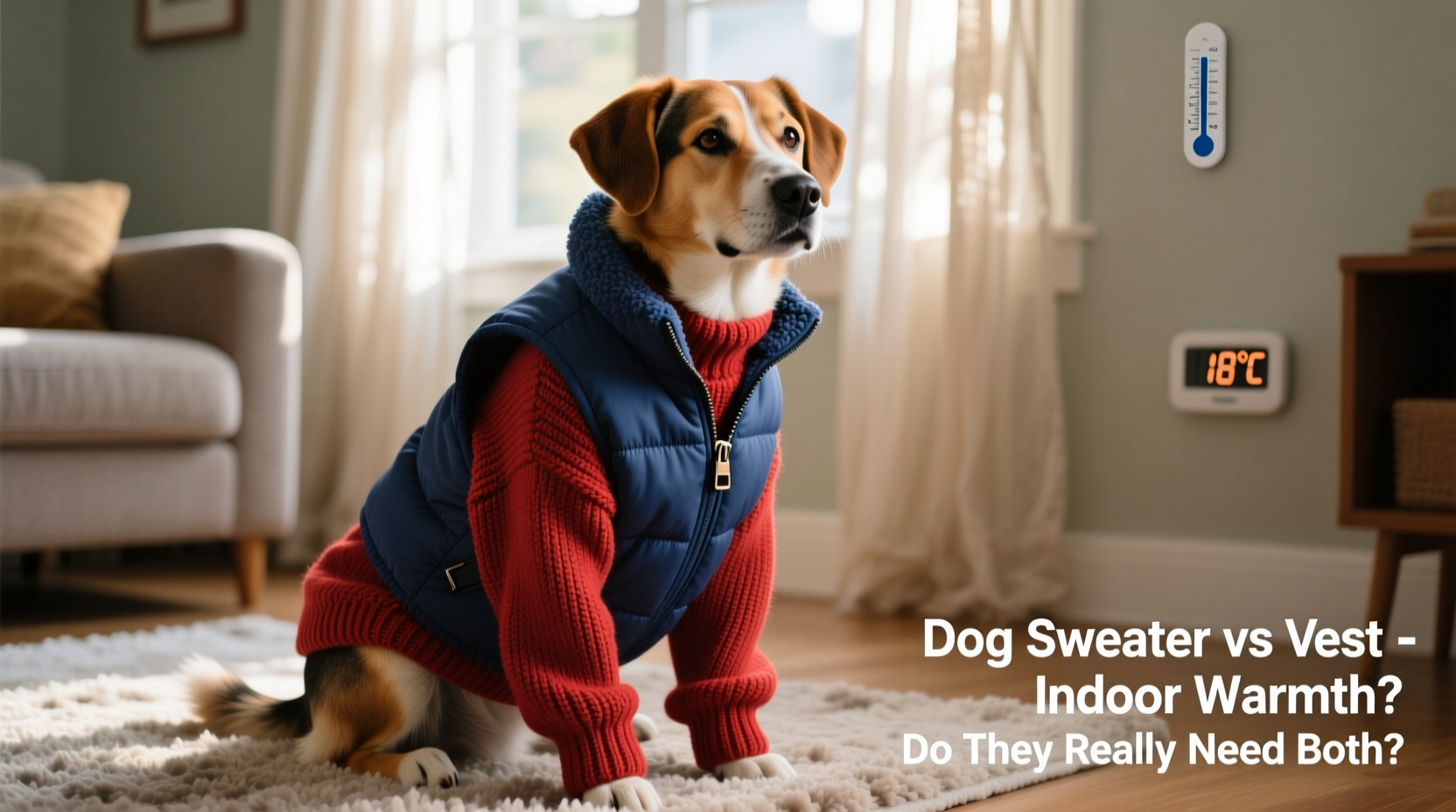dog sweater vs vest for indoor warmth does my dog really need both