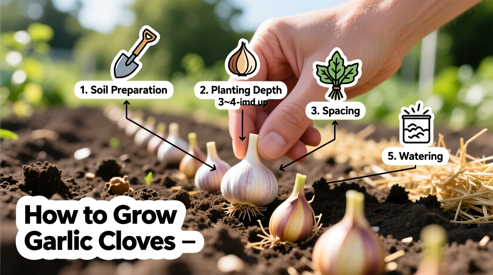How to Grow Garlic Cloves: Complete Step-by-Step Guide