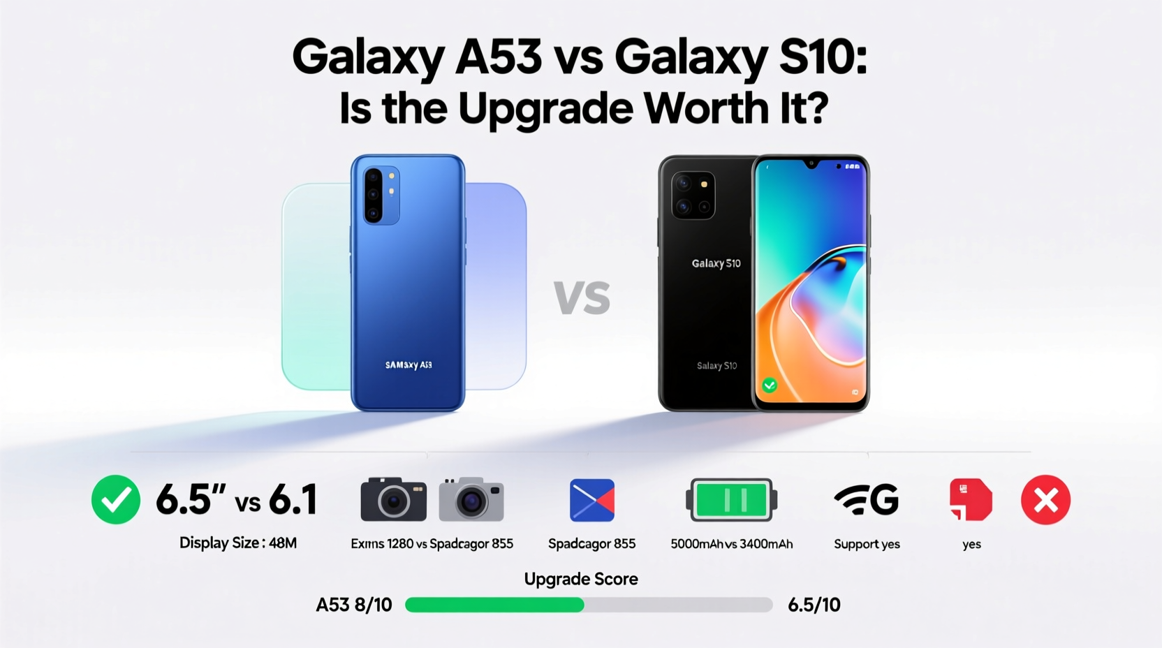 galaxy a53 vs s10 is the newer model really worth the upgrade
