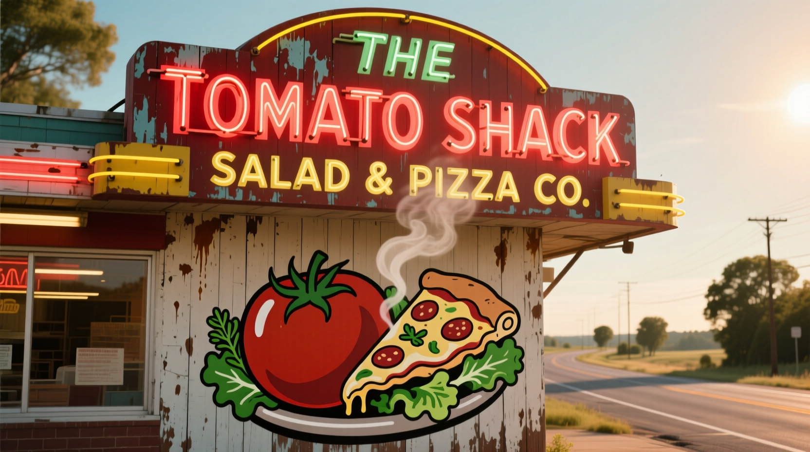 the tomato shack salad pizza co