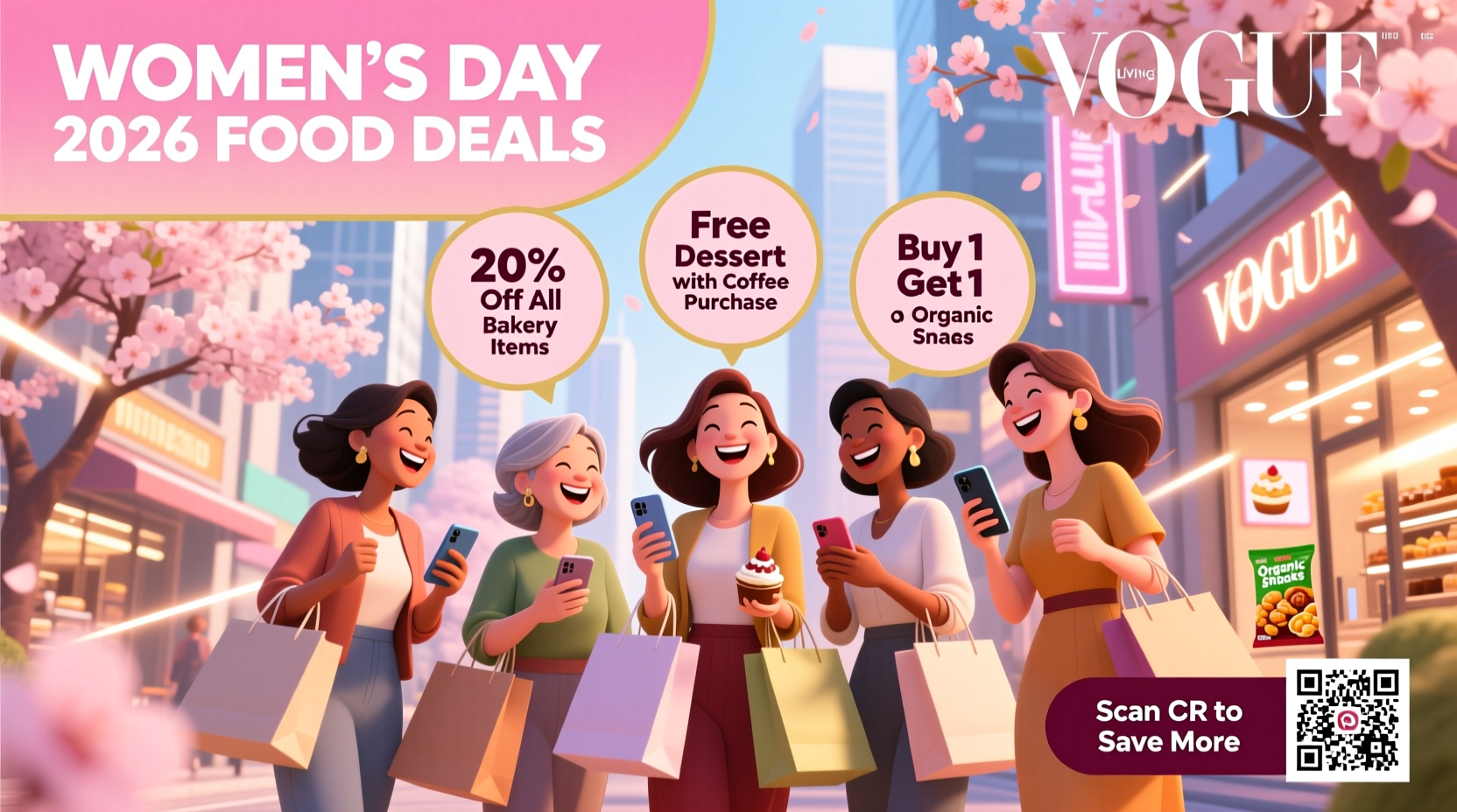 womens day offer on food