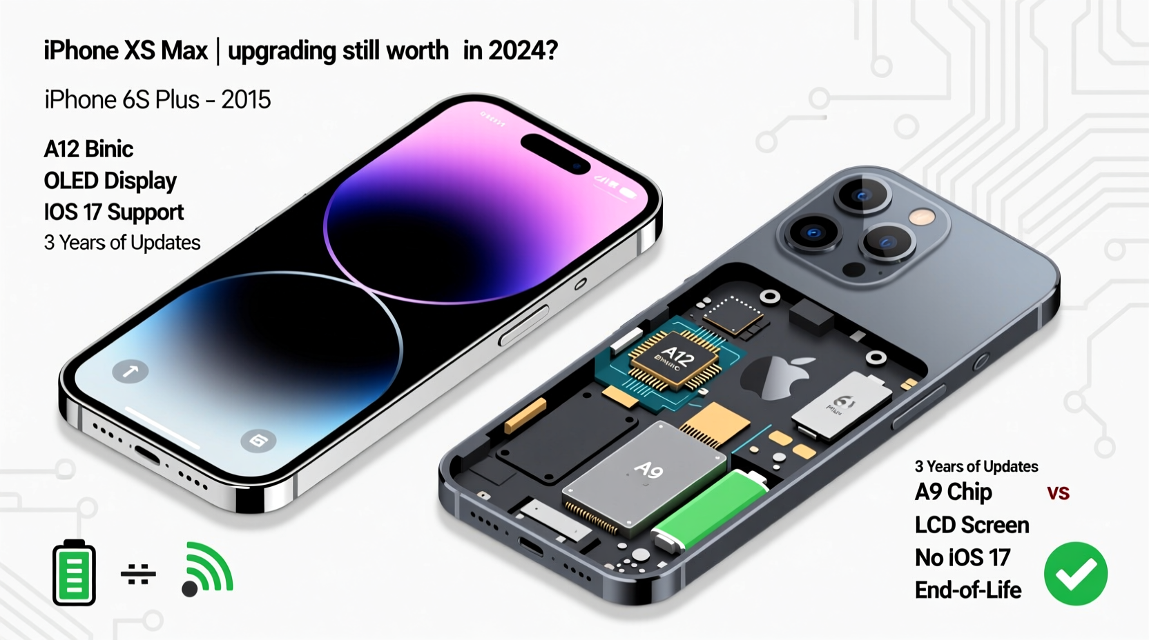 iphone xs max vs 6s plus is upgrading still worth it in 2024
