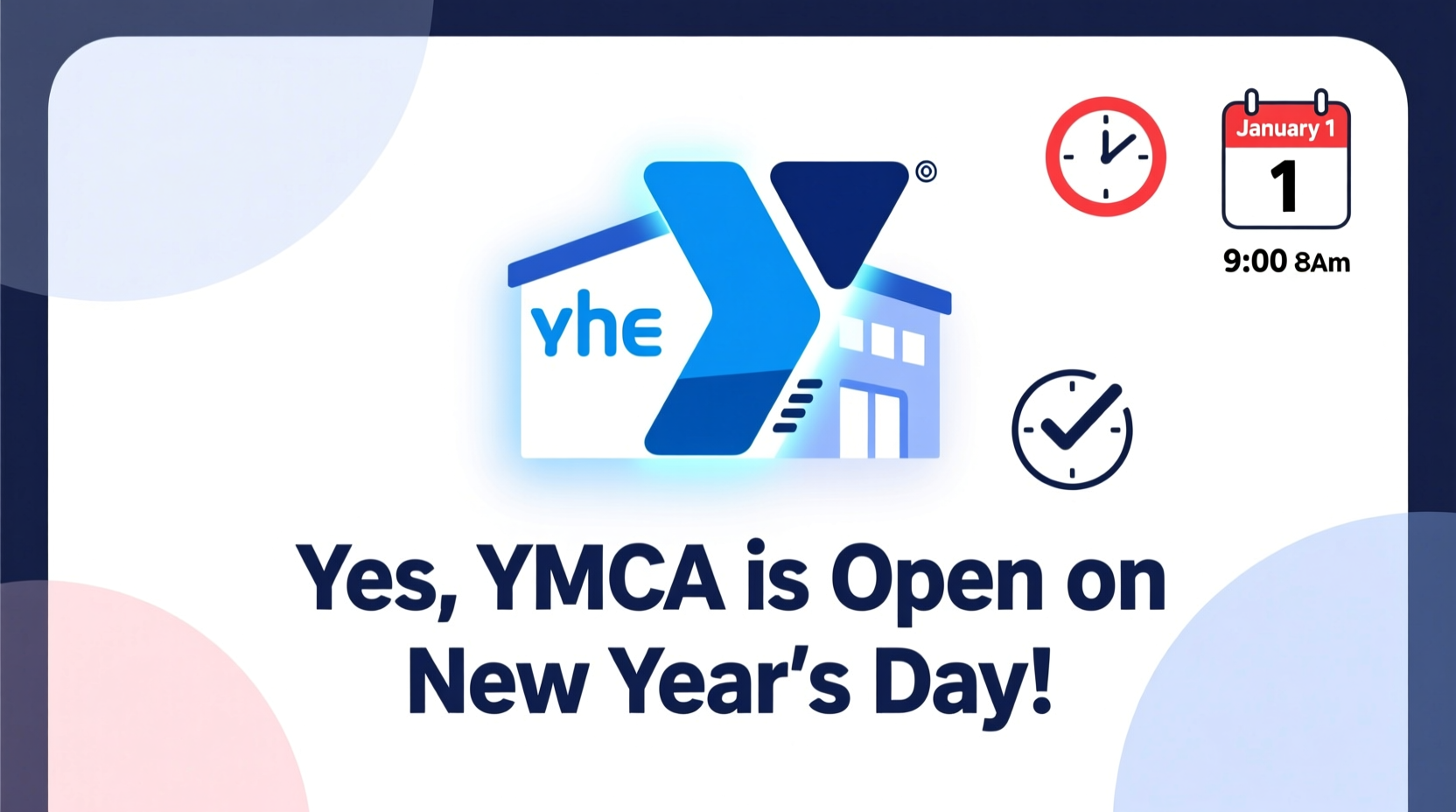 is ymca open on new years day