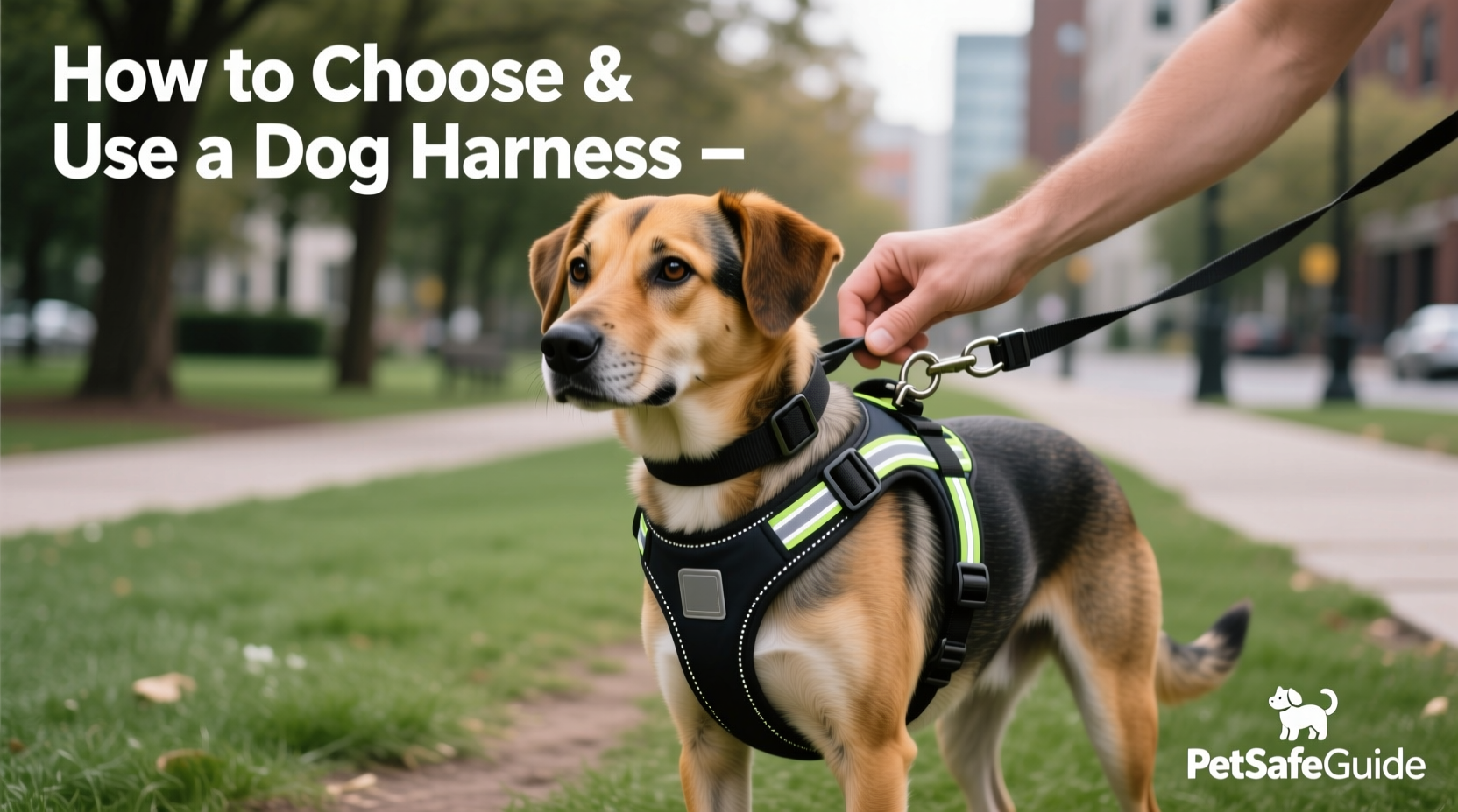 how to choose and use a dog harness to prevent choking and ensure safe walks