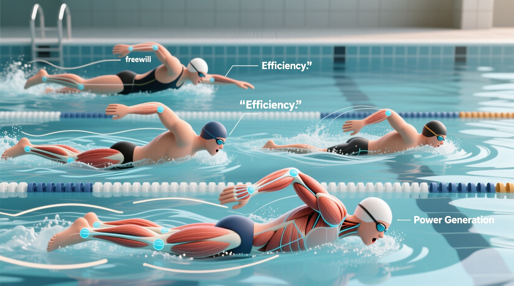 why are there different swimming strokes exploring the reasons