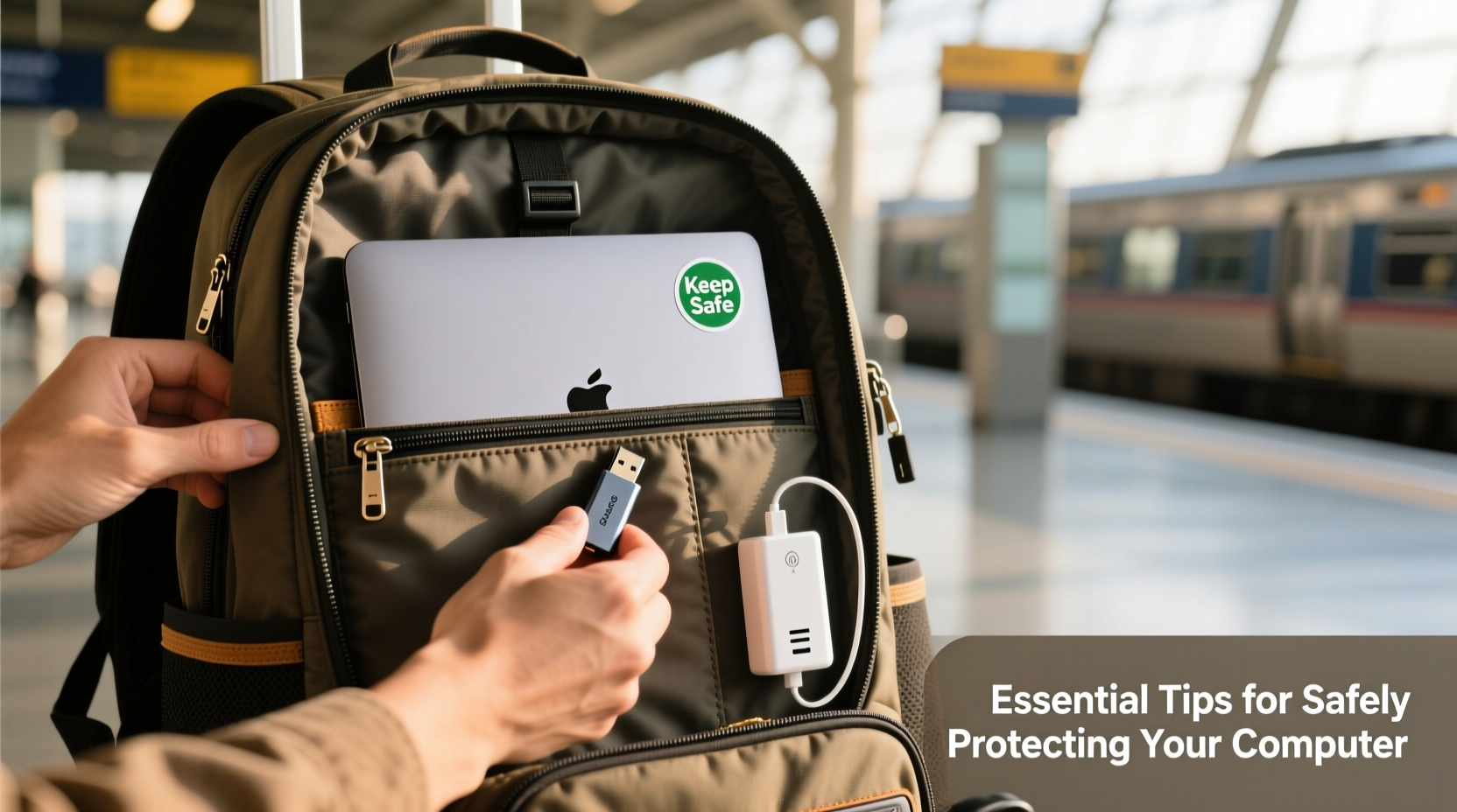 essential tips for safely protecting your computer in a travel backpack