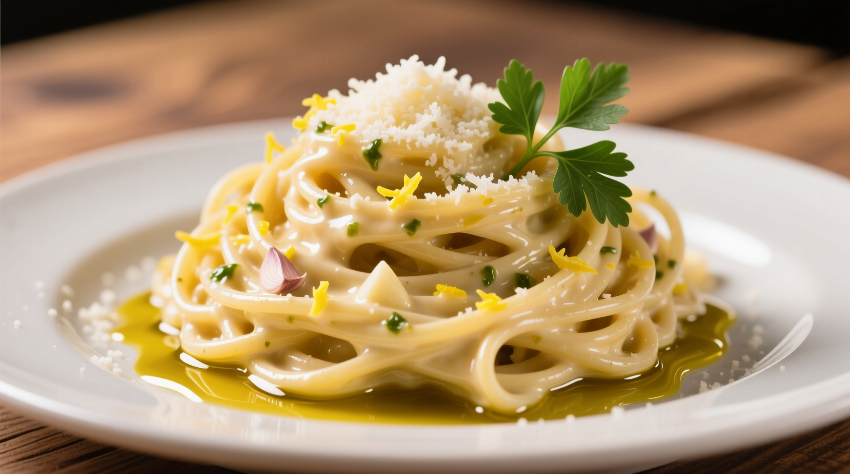 creamy lemon butter garlic pasta sauce