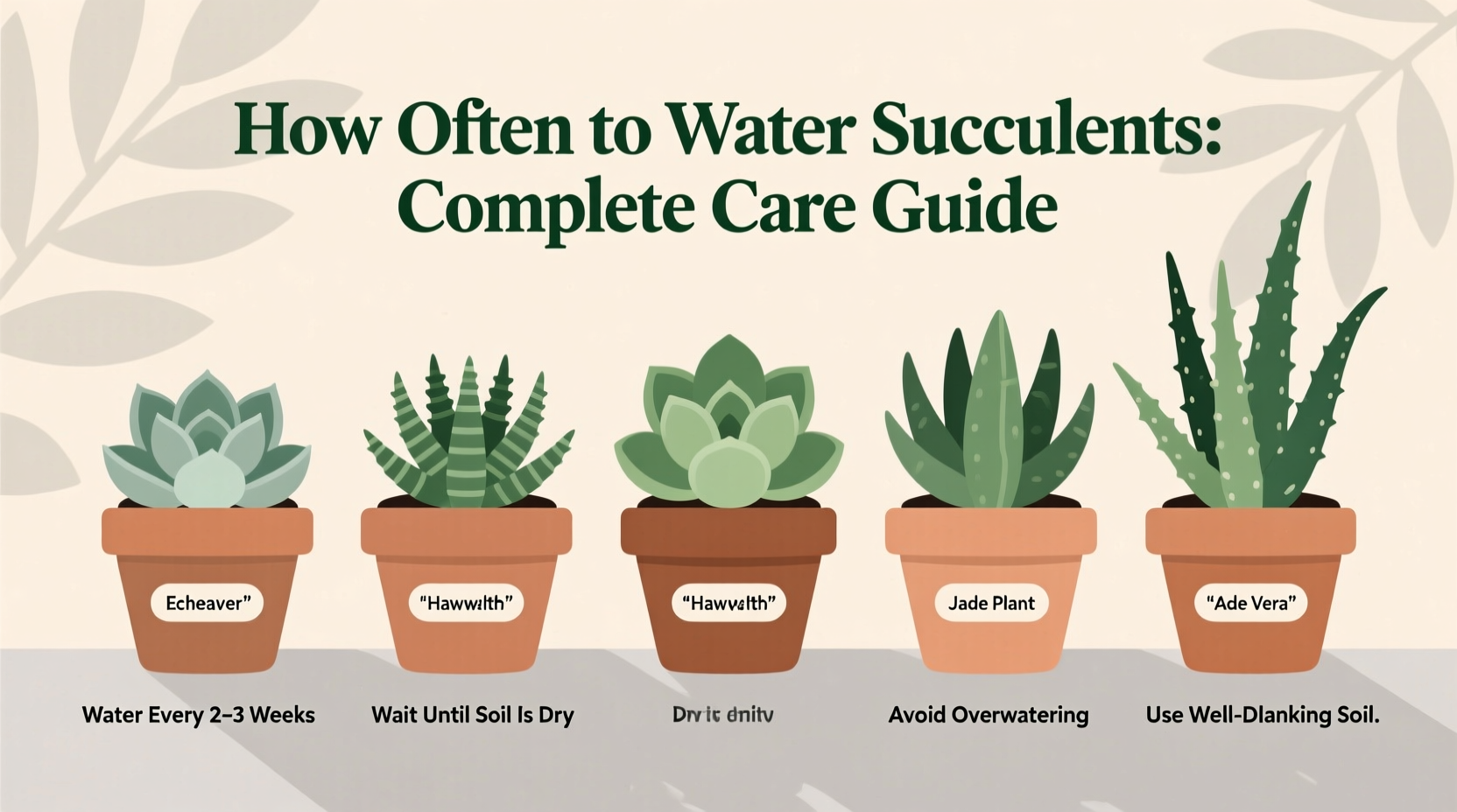 how often should you water a succulent plant