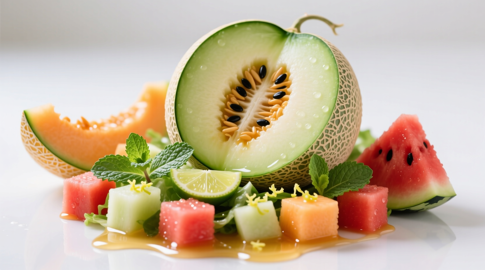 how to make a fresh melon salad