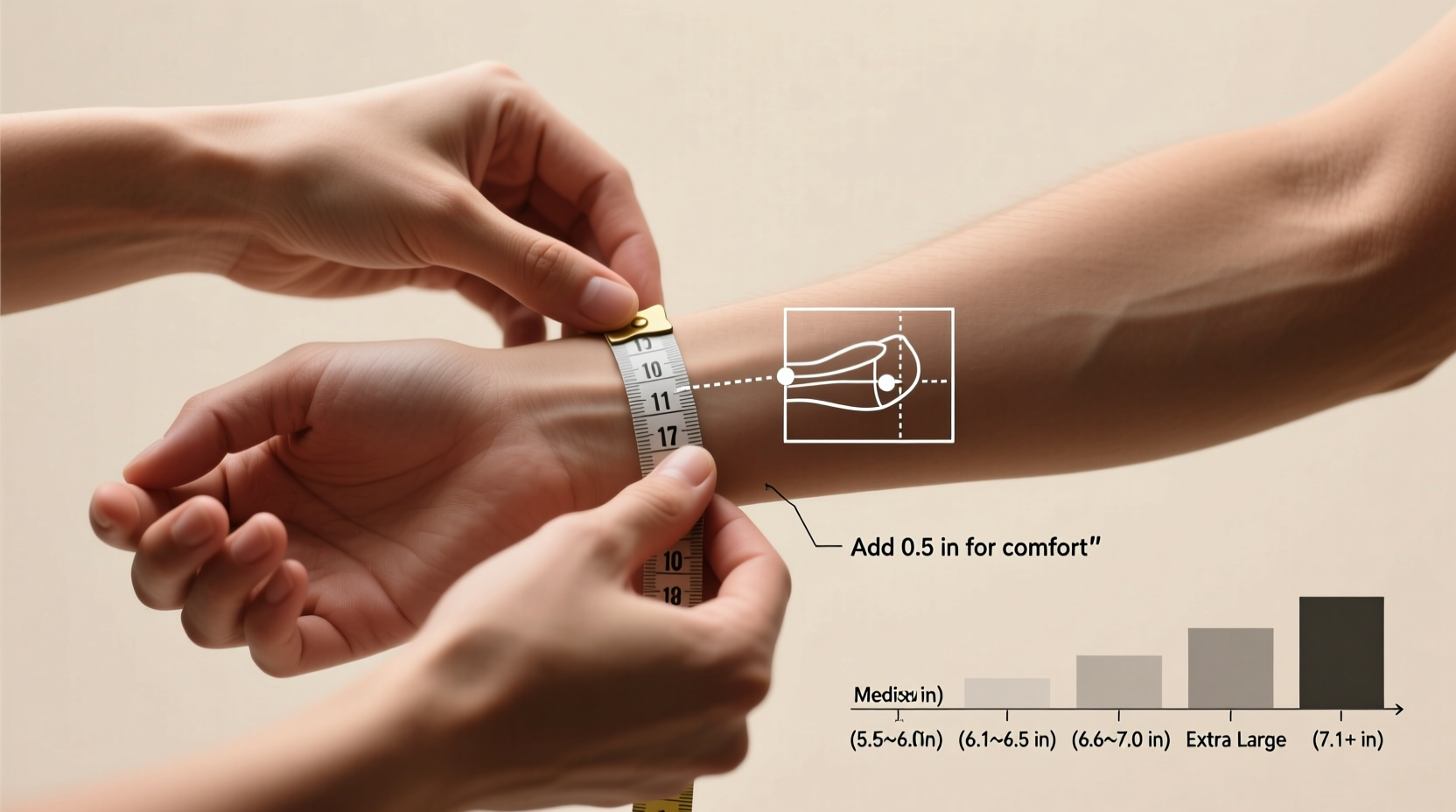 how to accurately measure and choose the perfect bracelet size for your friend