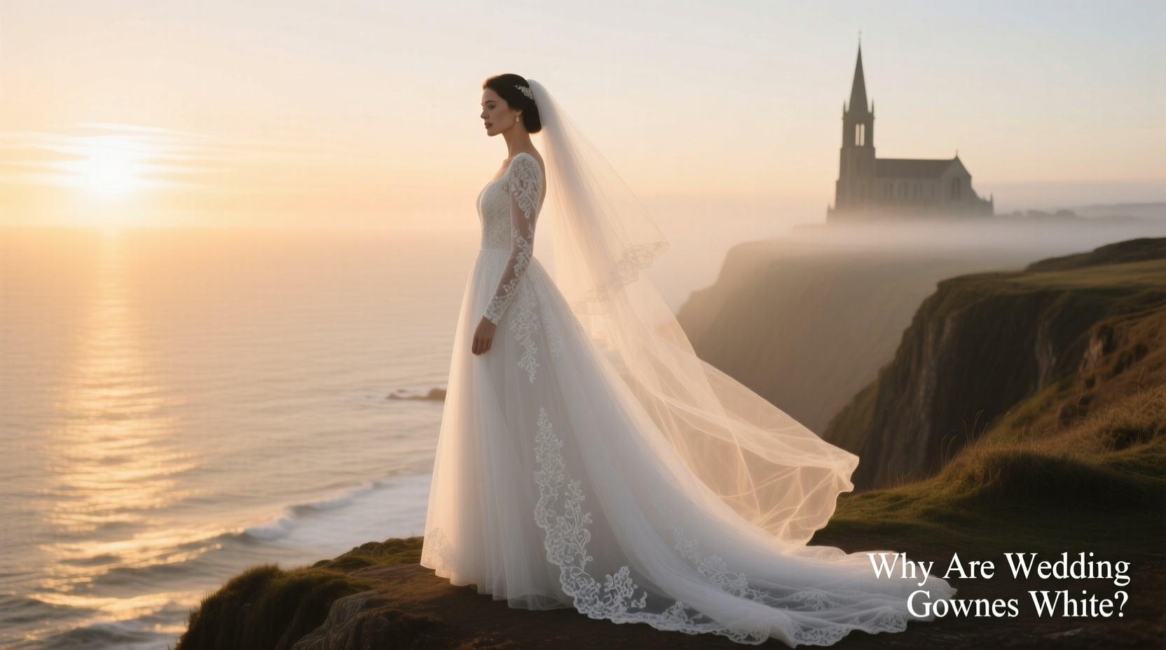 why are wedding gowns white