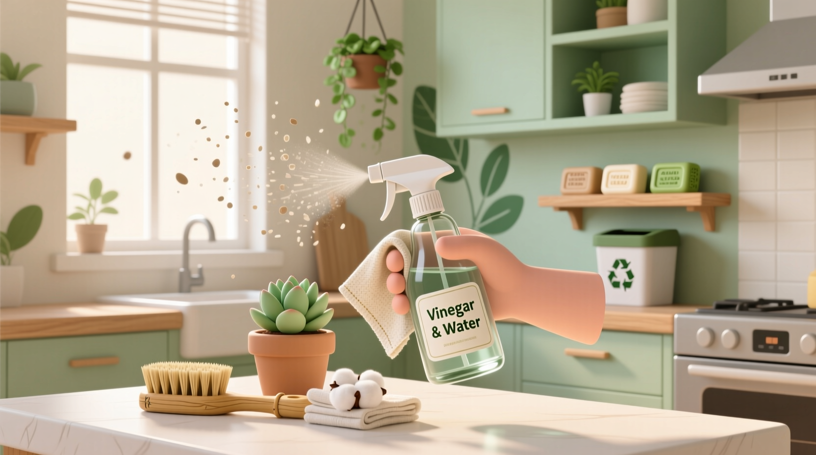 how to go green cleaning
