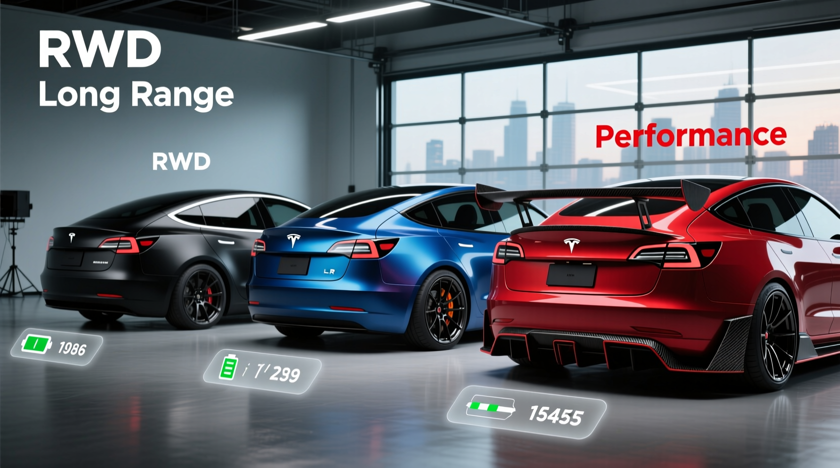 2026 Tesla Model 3 Trim Comparison: RWD, Long Range, Performance