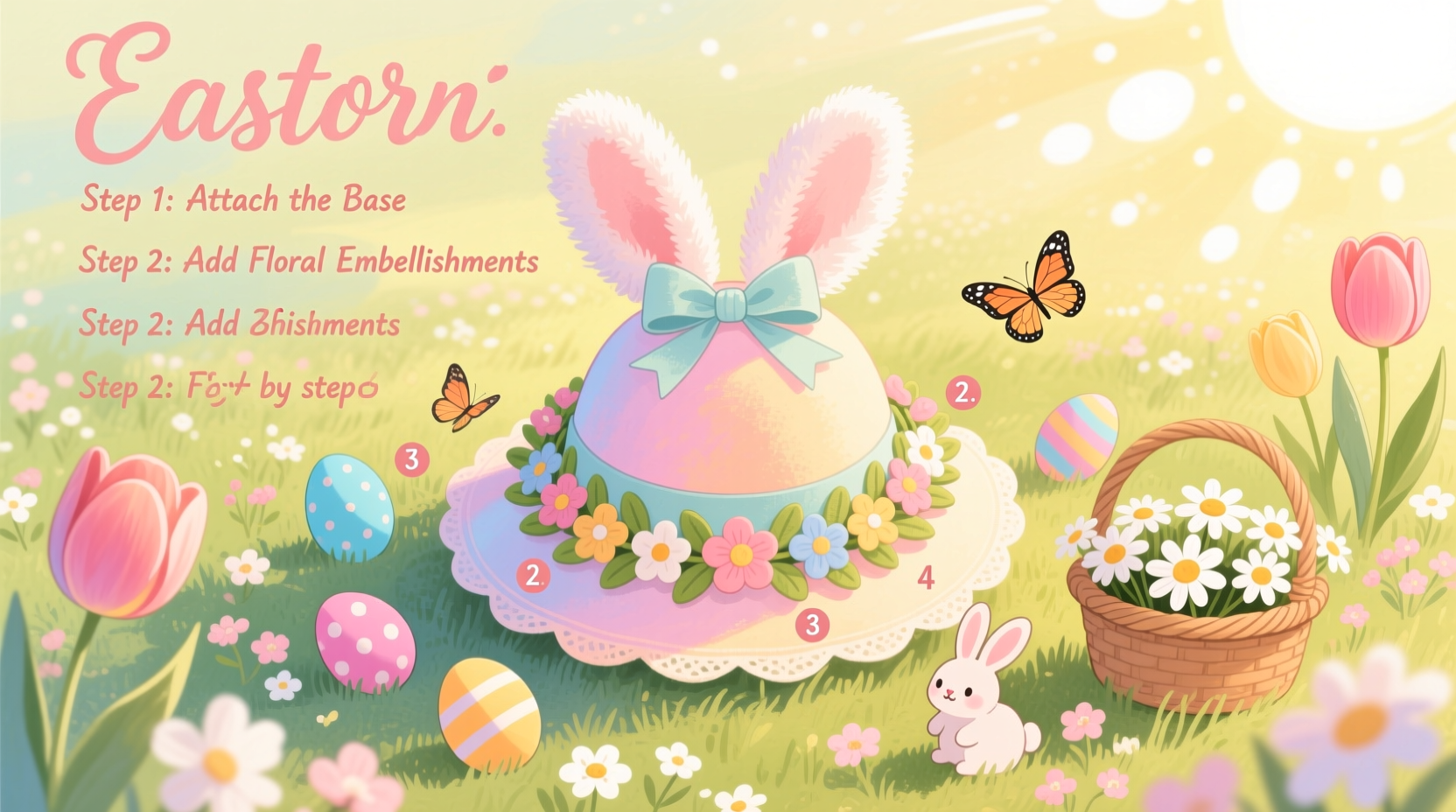 how to decorate an easter bonnet