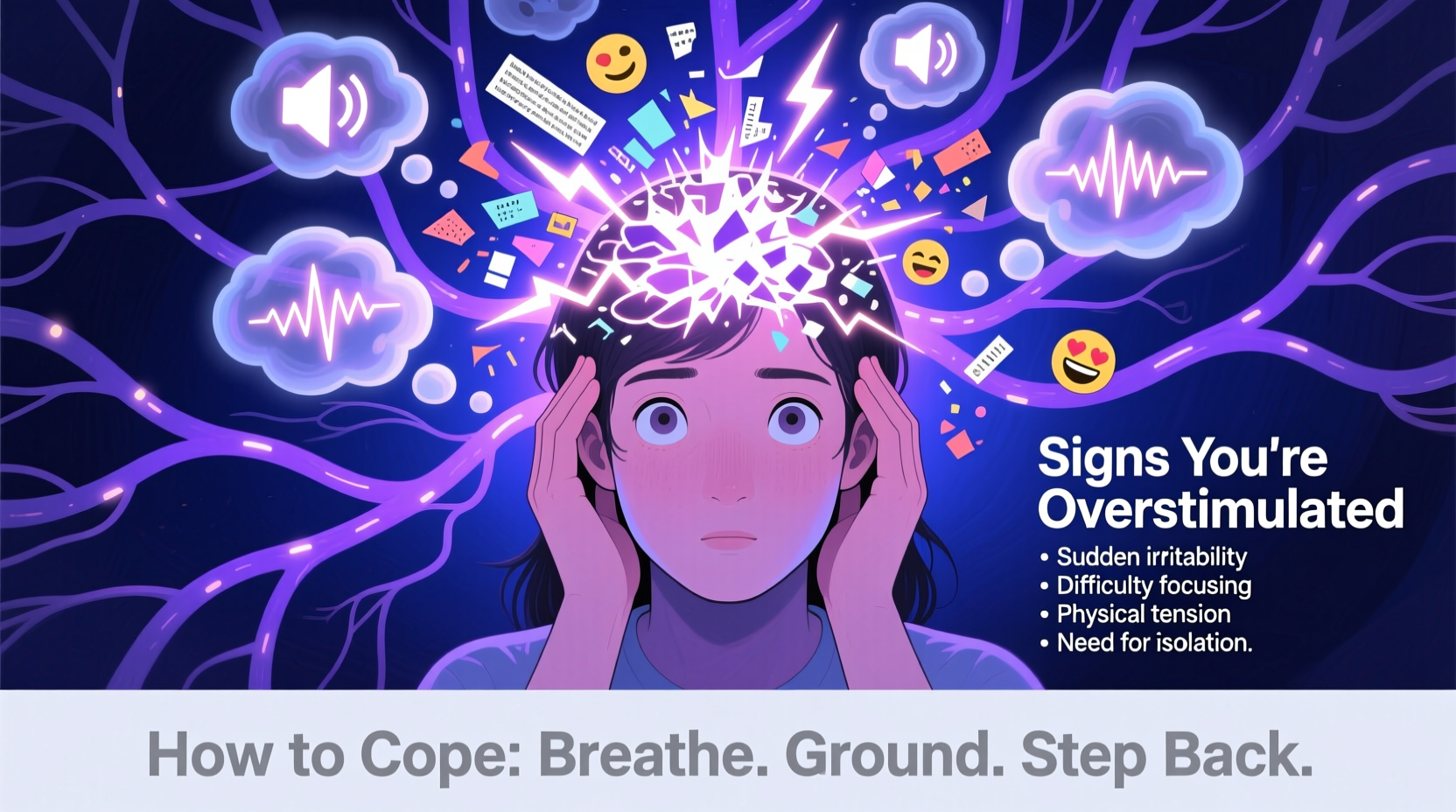 why am i so overstimulated signs causes how to cope