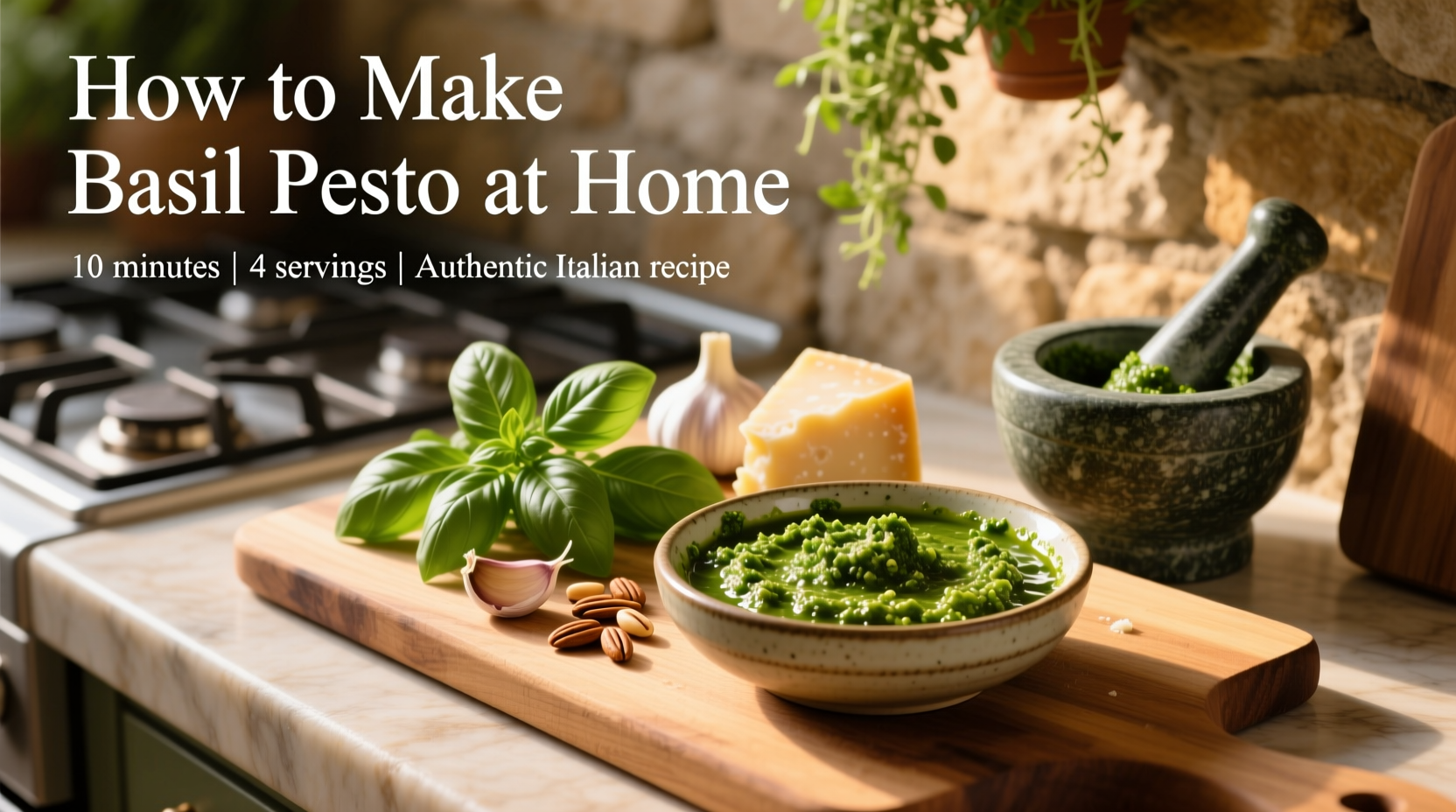 how make basil pesto