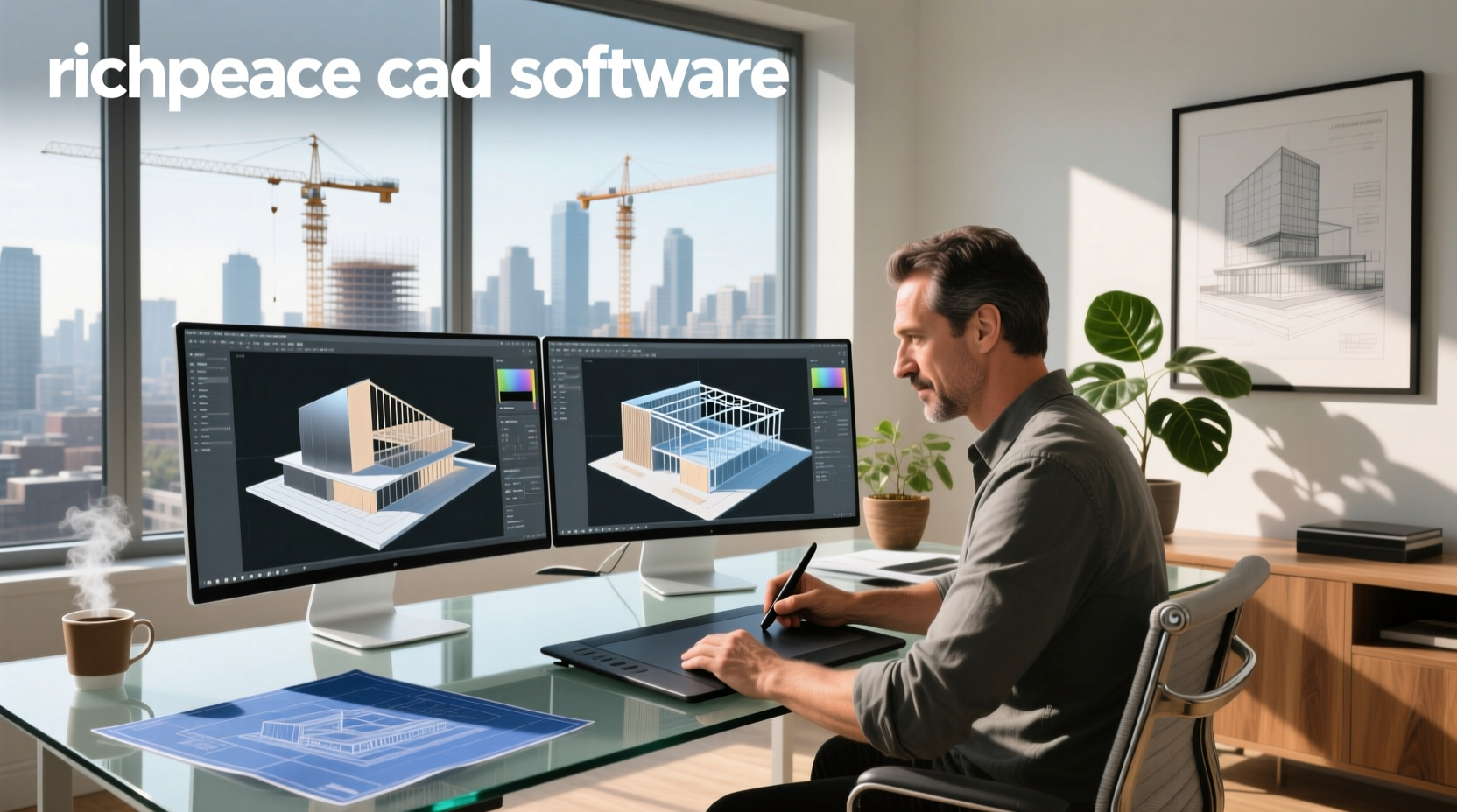 richpeace cad software free vs paid, tutorials installation