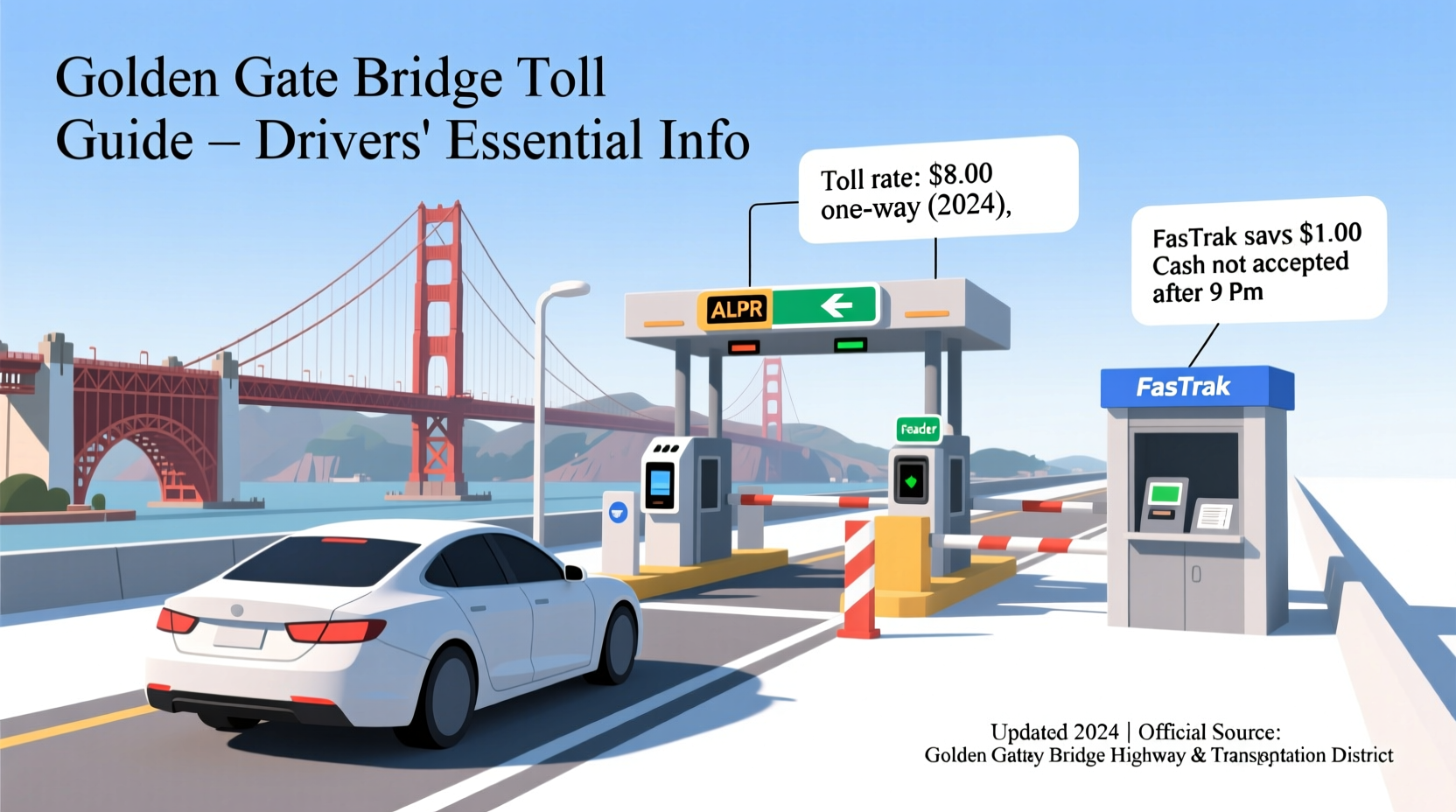 how to calculate and pay the golden gate bridge toll what drivers need to know