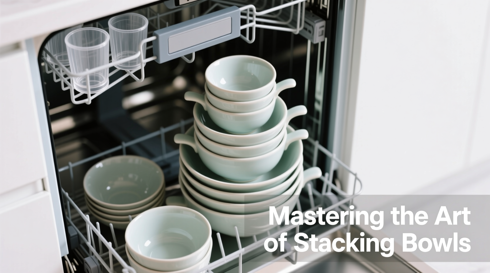 mastering the art of stacking bowls in your dishwasher for spotless results
