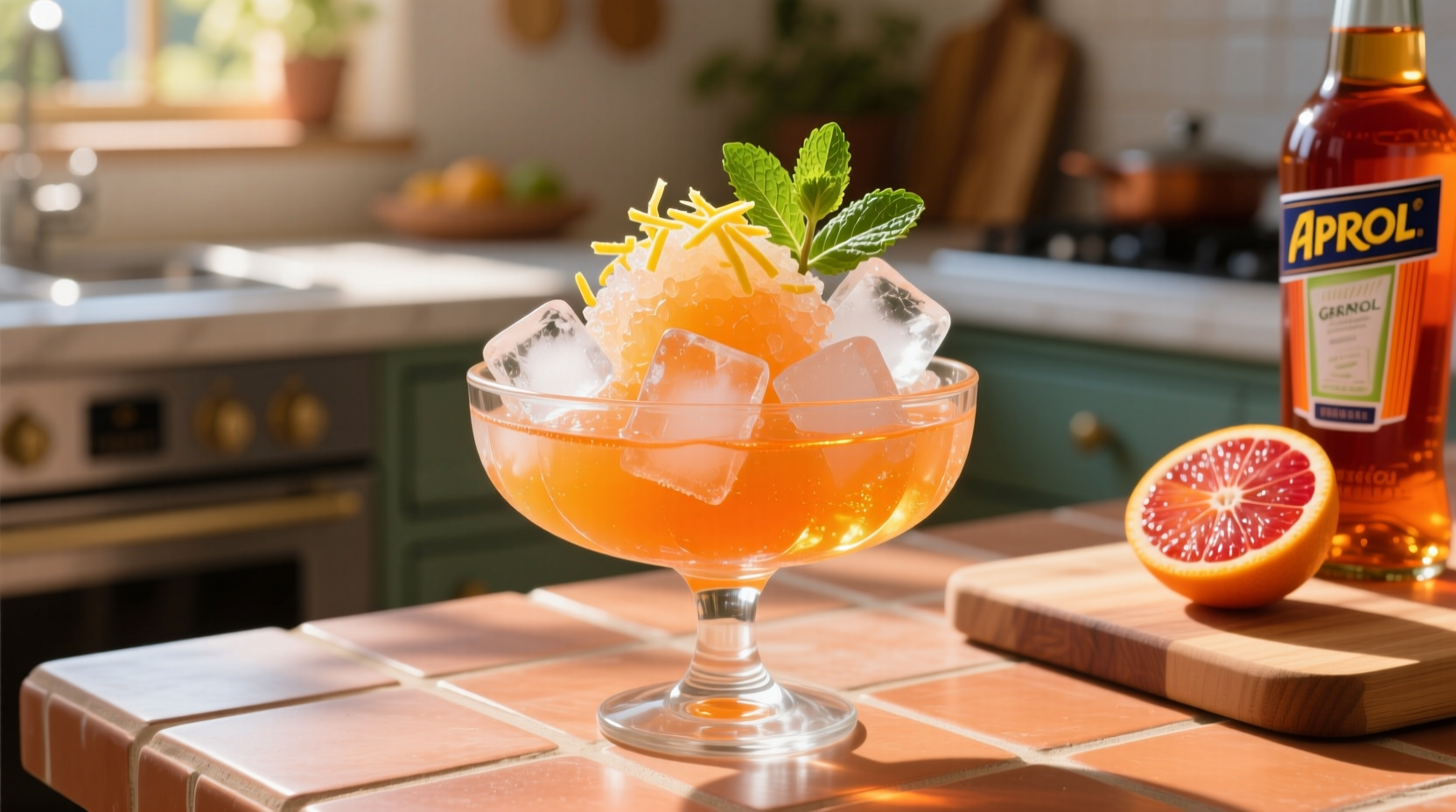 aperol spritz granita recipe