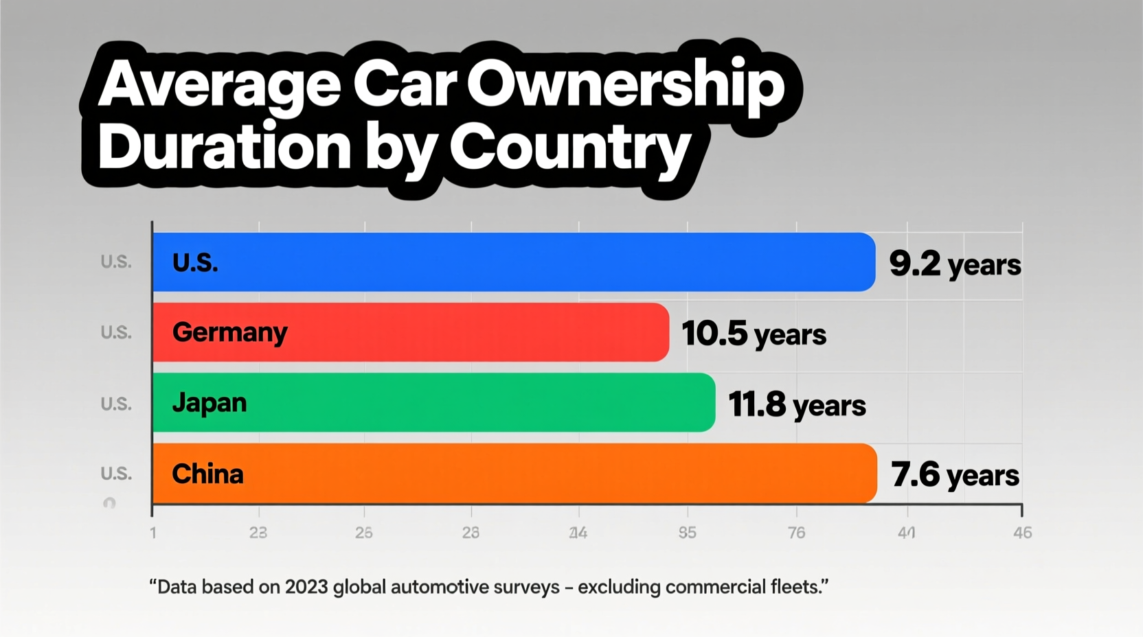 how long does the average person keep a car