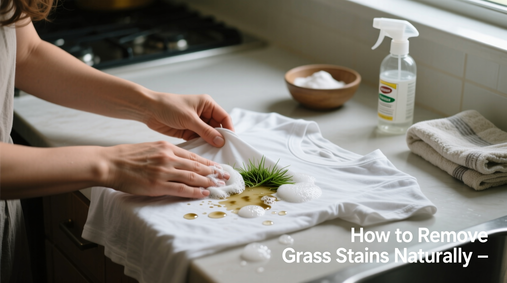 how to remove grass stains from clothes