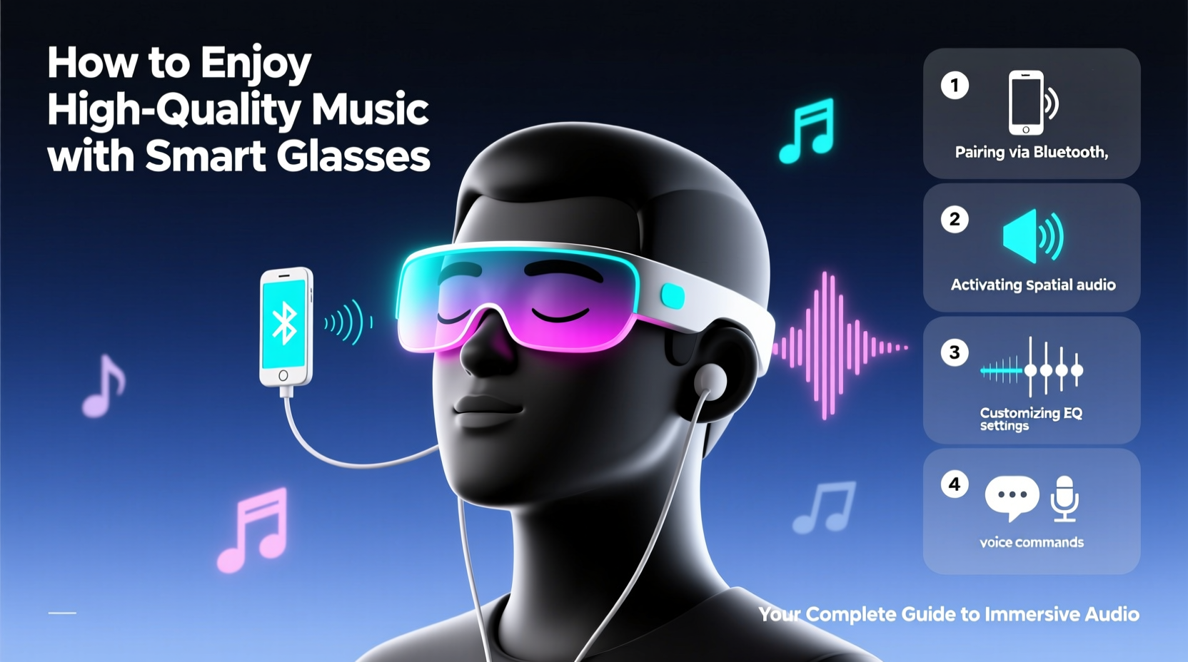 how to enjoy high quality music with smart glasses a complete users guide