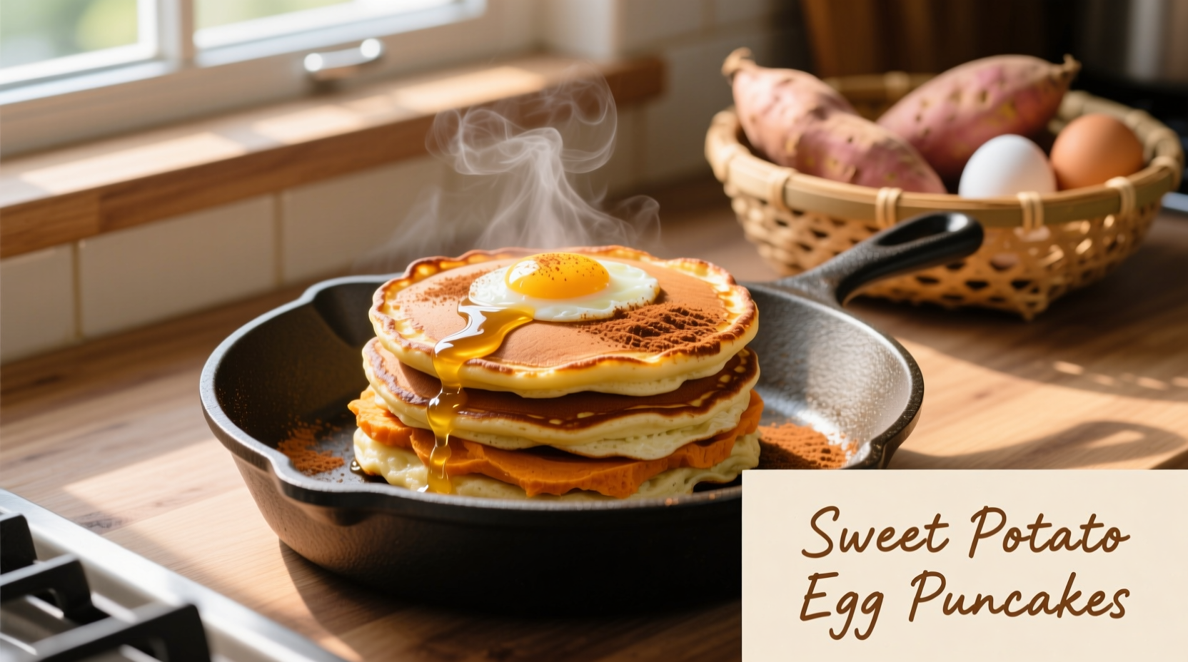 Perfect Sweet Potato Egg Pancakes Recipe in 25 Minutes