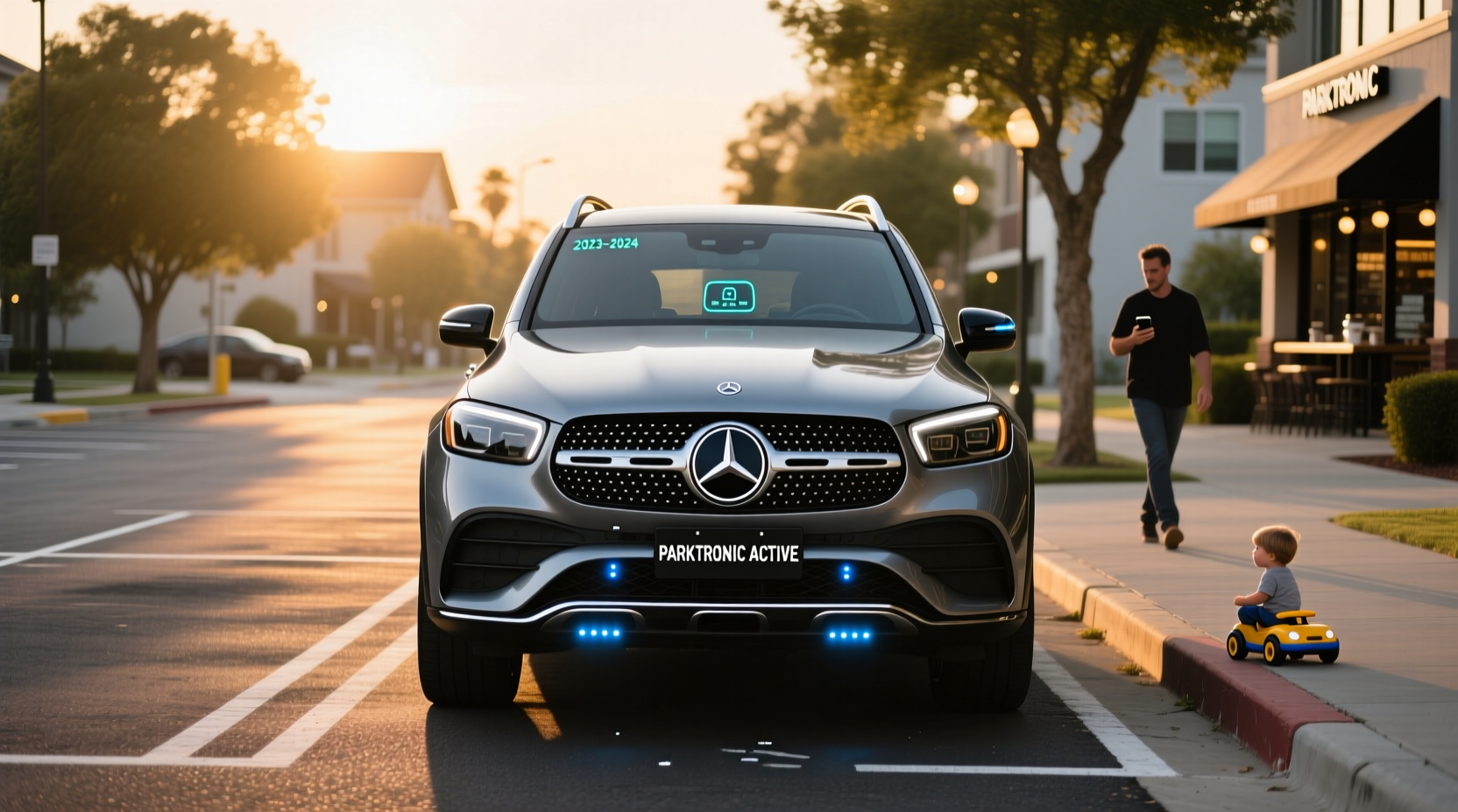 How to choose parktronic parking,How do I know if my Mercedes has PARKTRONIC?