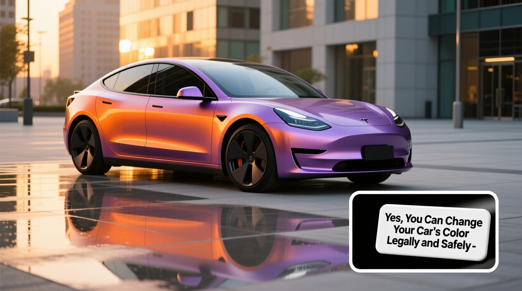can i change the colour of my car