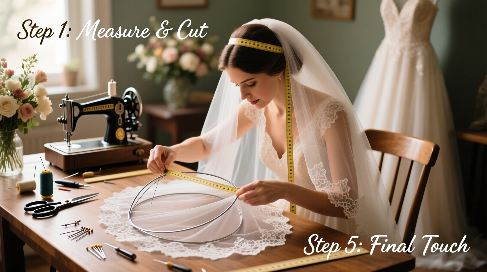 how do you make a wedding veil