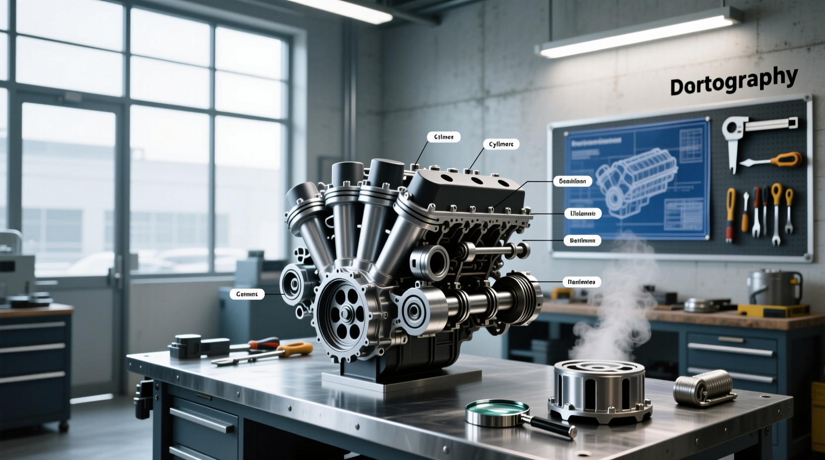 What Does a 6 Cylinder Engine Diagram Show?
