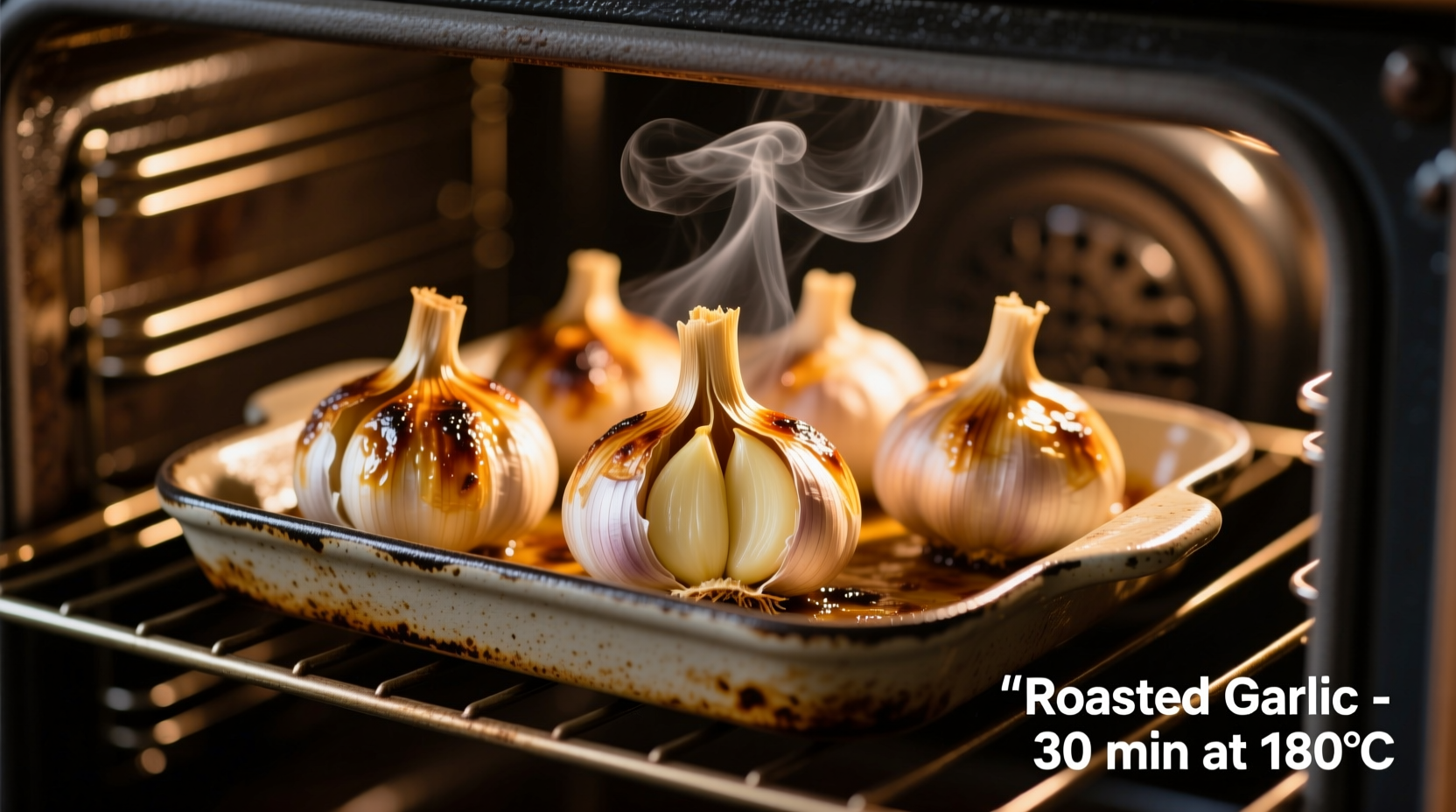 oven roasting garlic