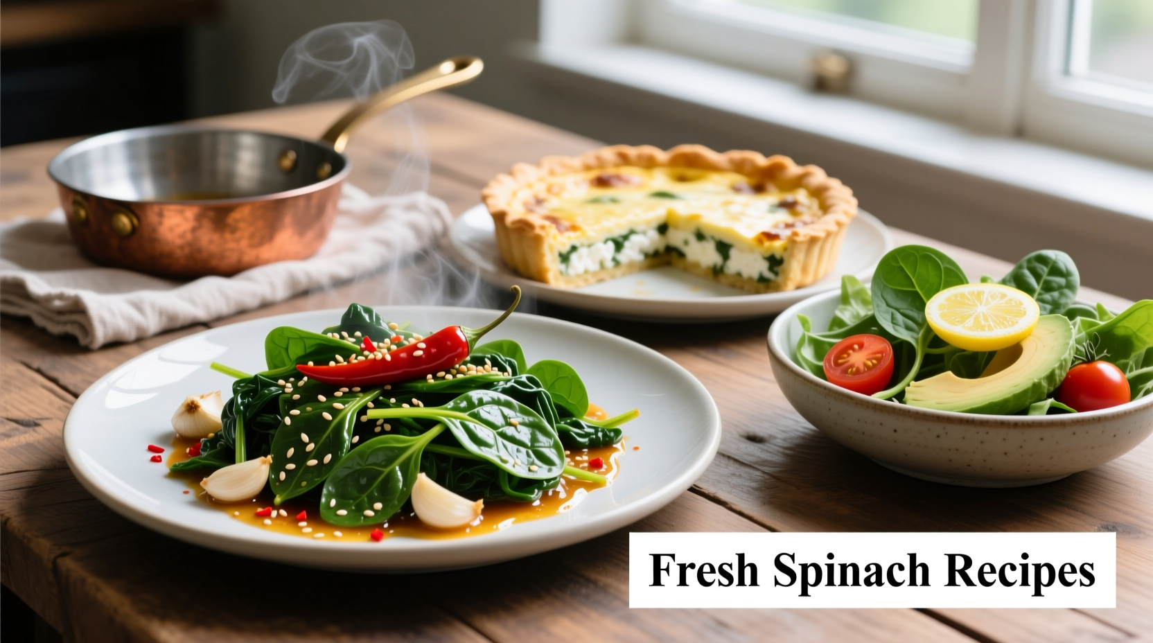 Fresh Spinach Dishes: 5 Quick Nutrient-Packed Recipes
