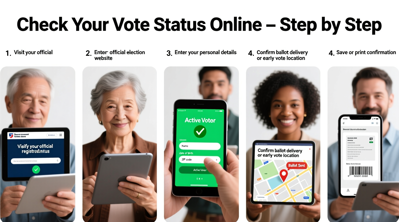 how to check your vote status online a step by step guide for every voter
