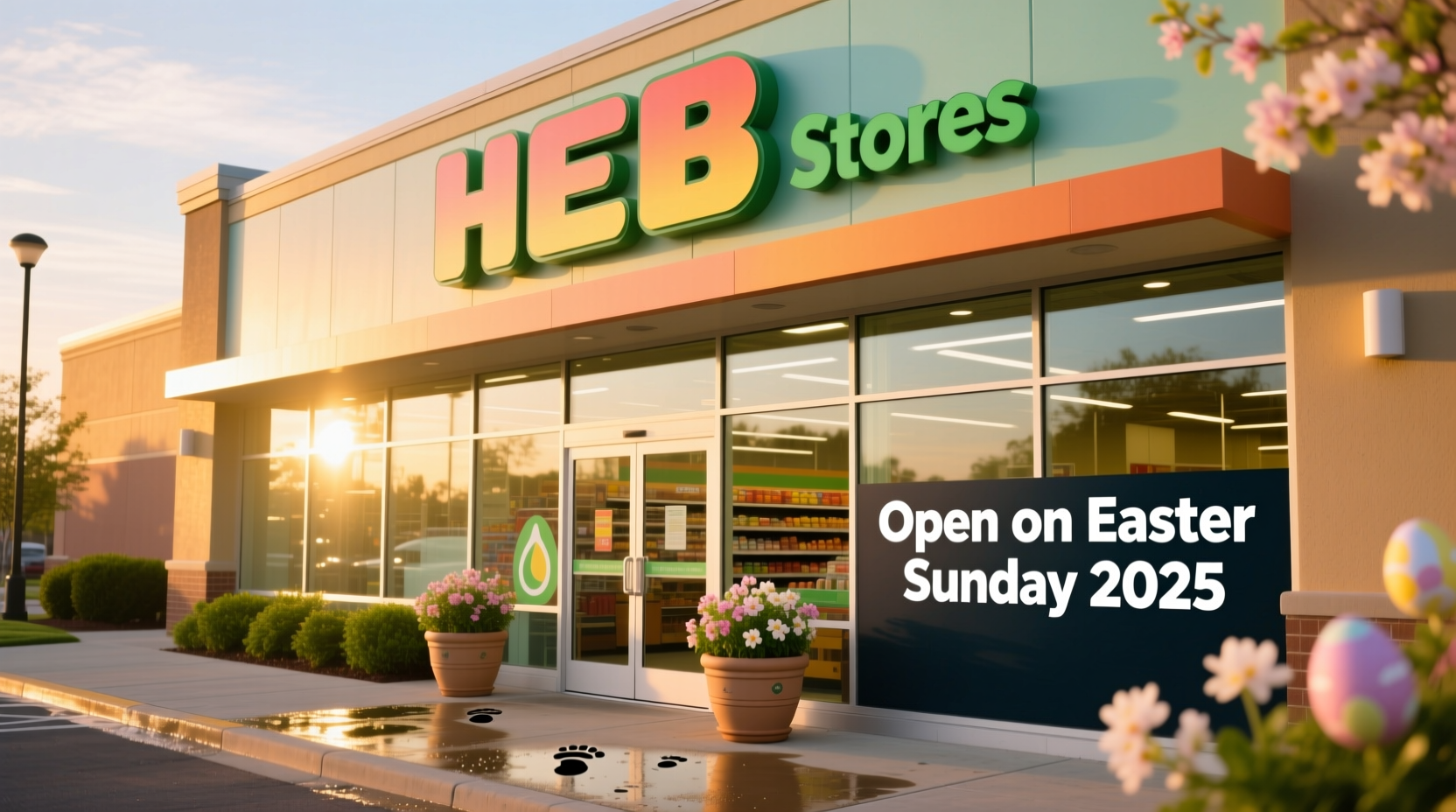 is heb open on easter 2025