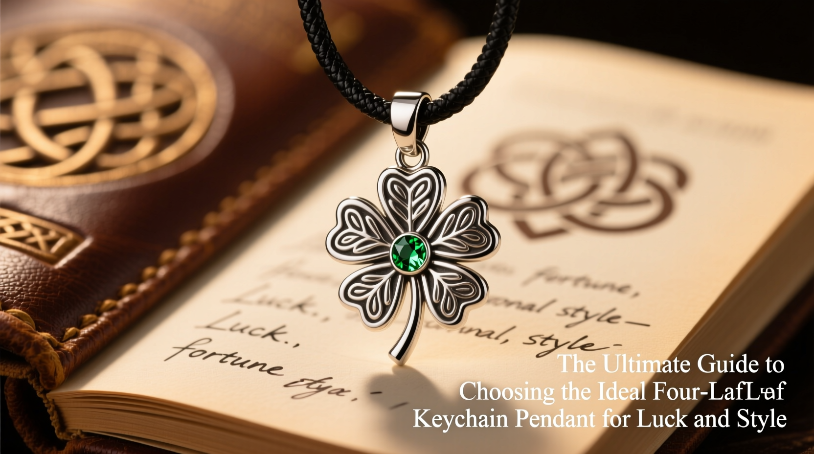 the ultimate guide to choosing the ideal four leaf clover keychain pendant for luck and style