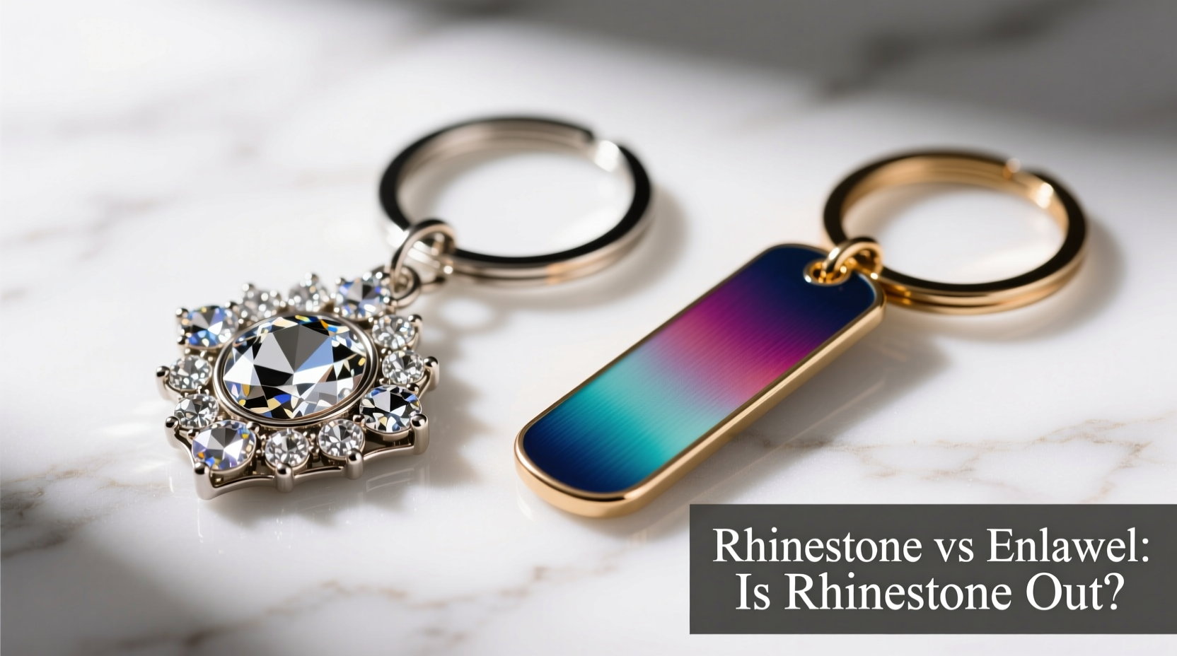 rhinestone vs enamel keychains are rhinestones officially out or is it just a fad