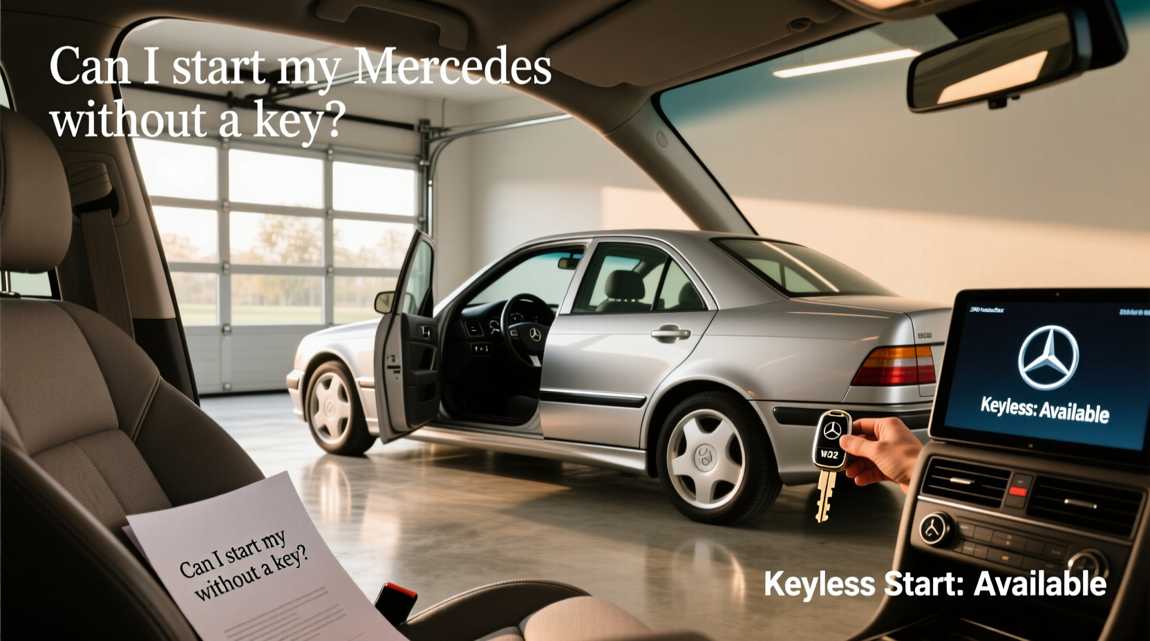 How to choose mercedes w202 key,Can I start my Mercedes without a key?