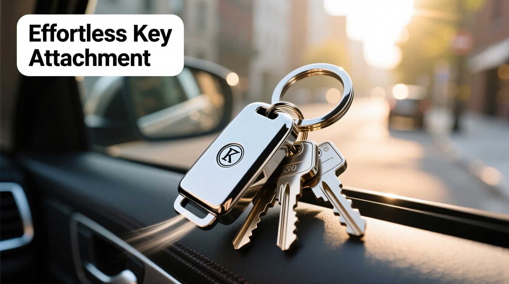 effortless ways to attach a car keychain to your keys without struggle