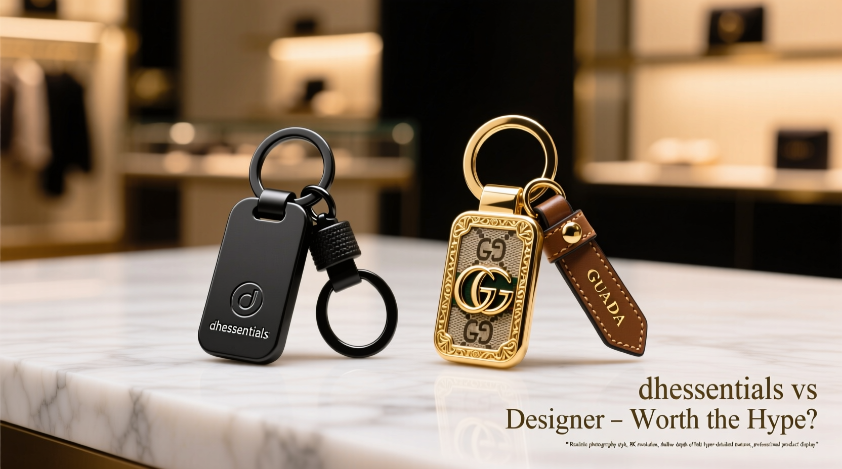 dhessentials keychain vs designer keychain are designer keychains really worth the hype and the price