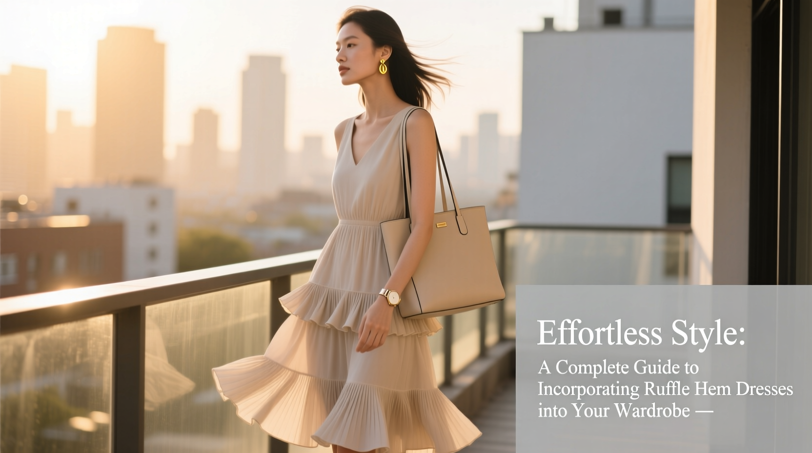 effortless style a complete guide to incorporating ruffle hem dresses into your wardrobe