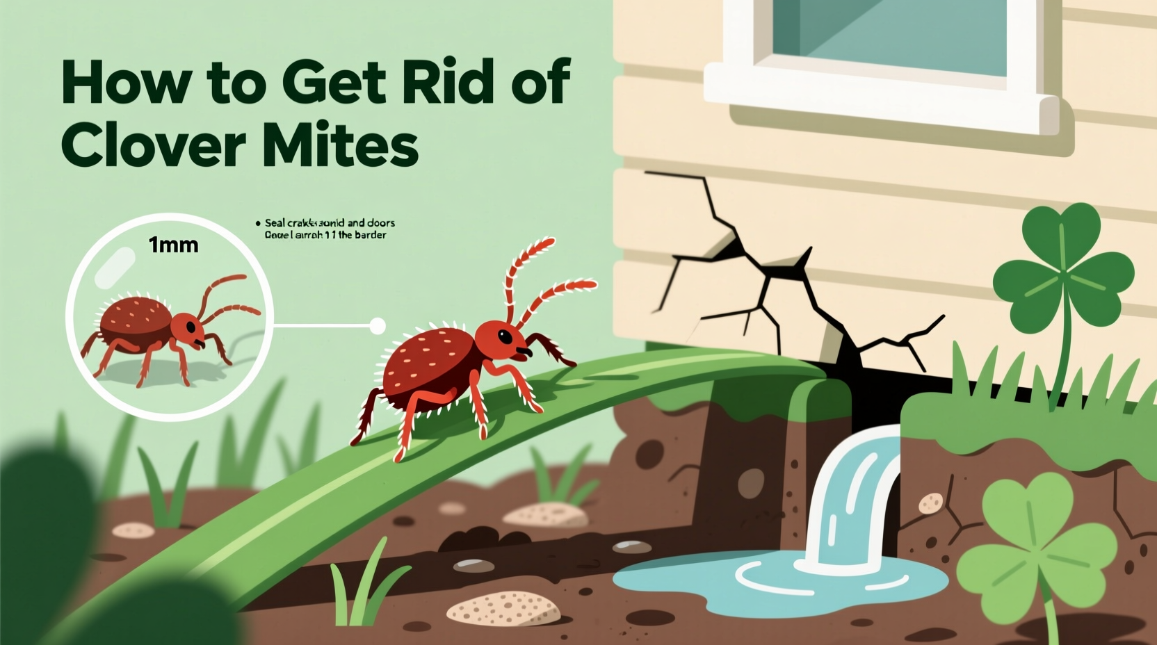 how to get rid of clover mites
