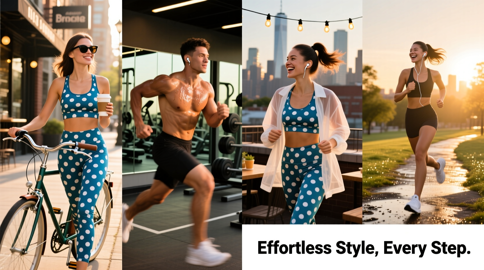 effortless ways to style and elevate your polka dot athletic set for any occasion