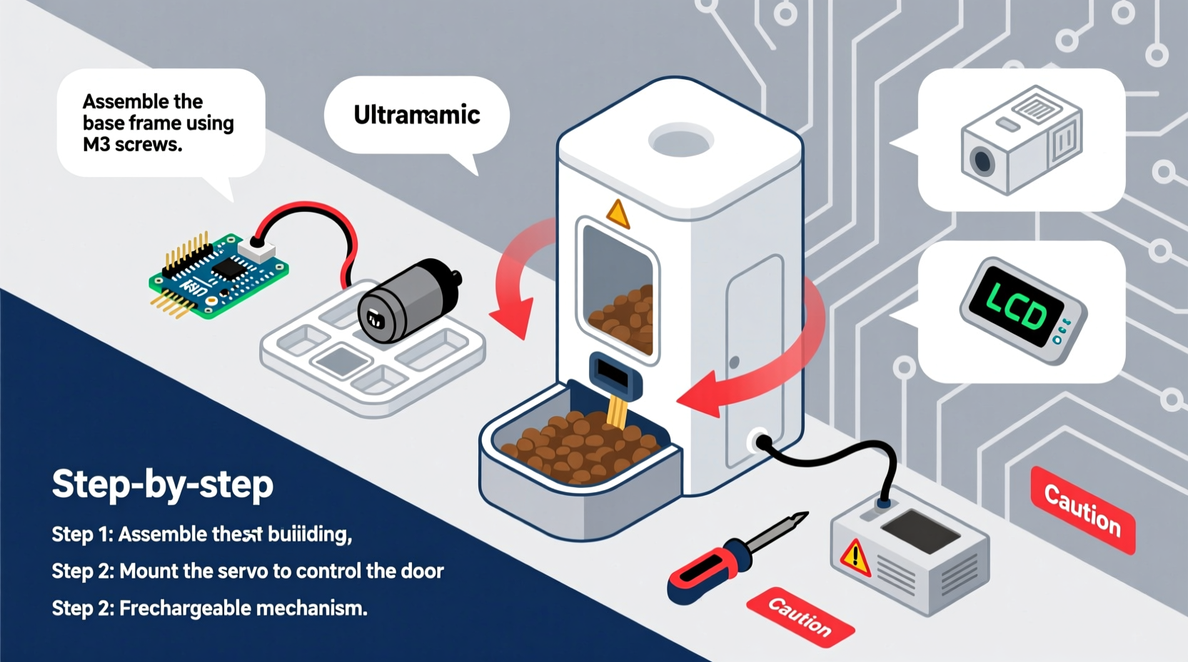 diy guide how to build a smart automatic dog feeder at home step by step