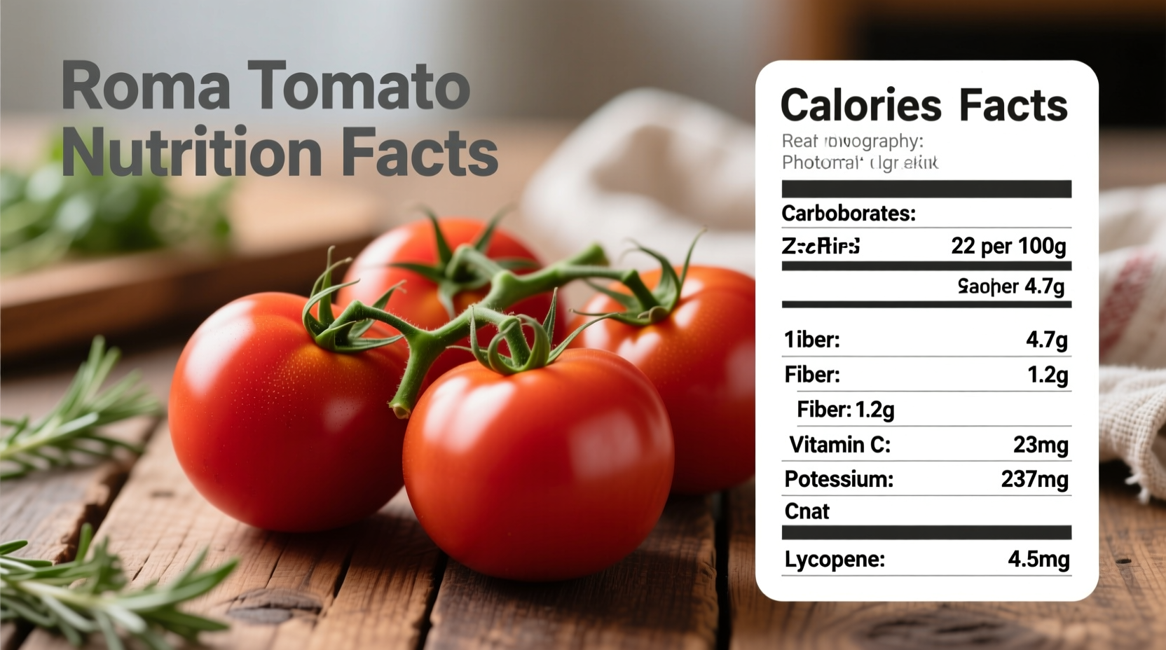 Roma Tomato Nutrition Facts: Health Benefits & Data